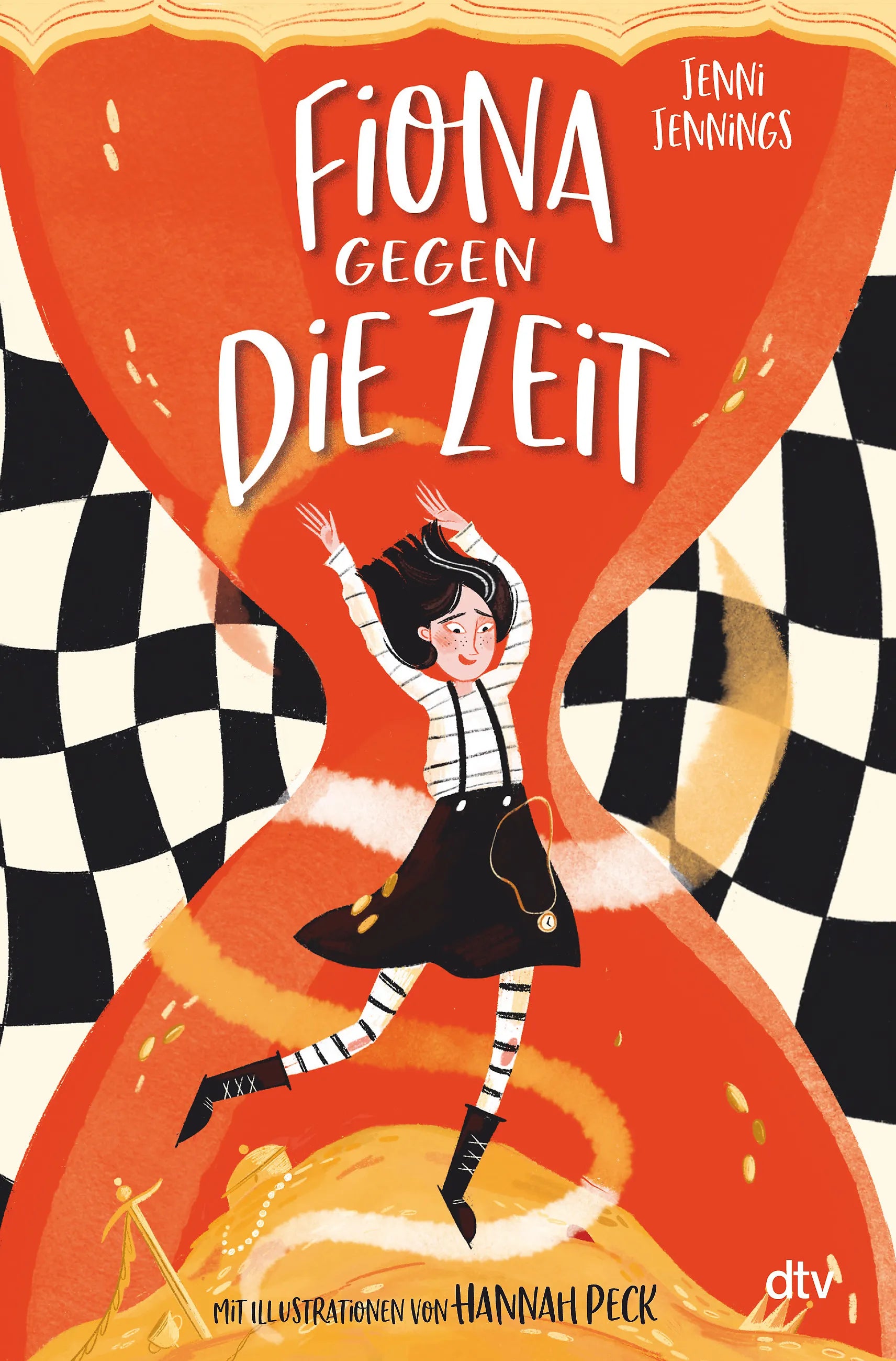 Buchcover von 'Fiona gegen die Zeit' - Gebundene Ausgabe von Jenni Jennings
