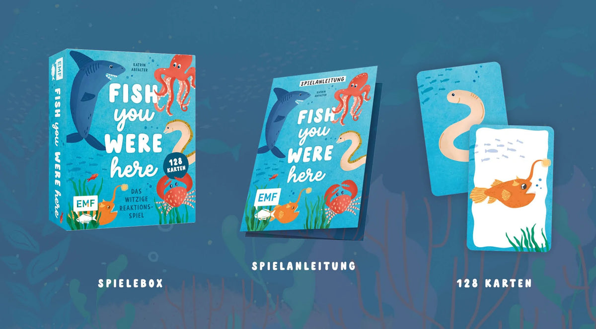 Kartenspiel: Fish you were here – Das witzige Reaktionsspiel – Ansicht