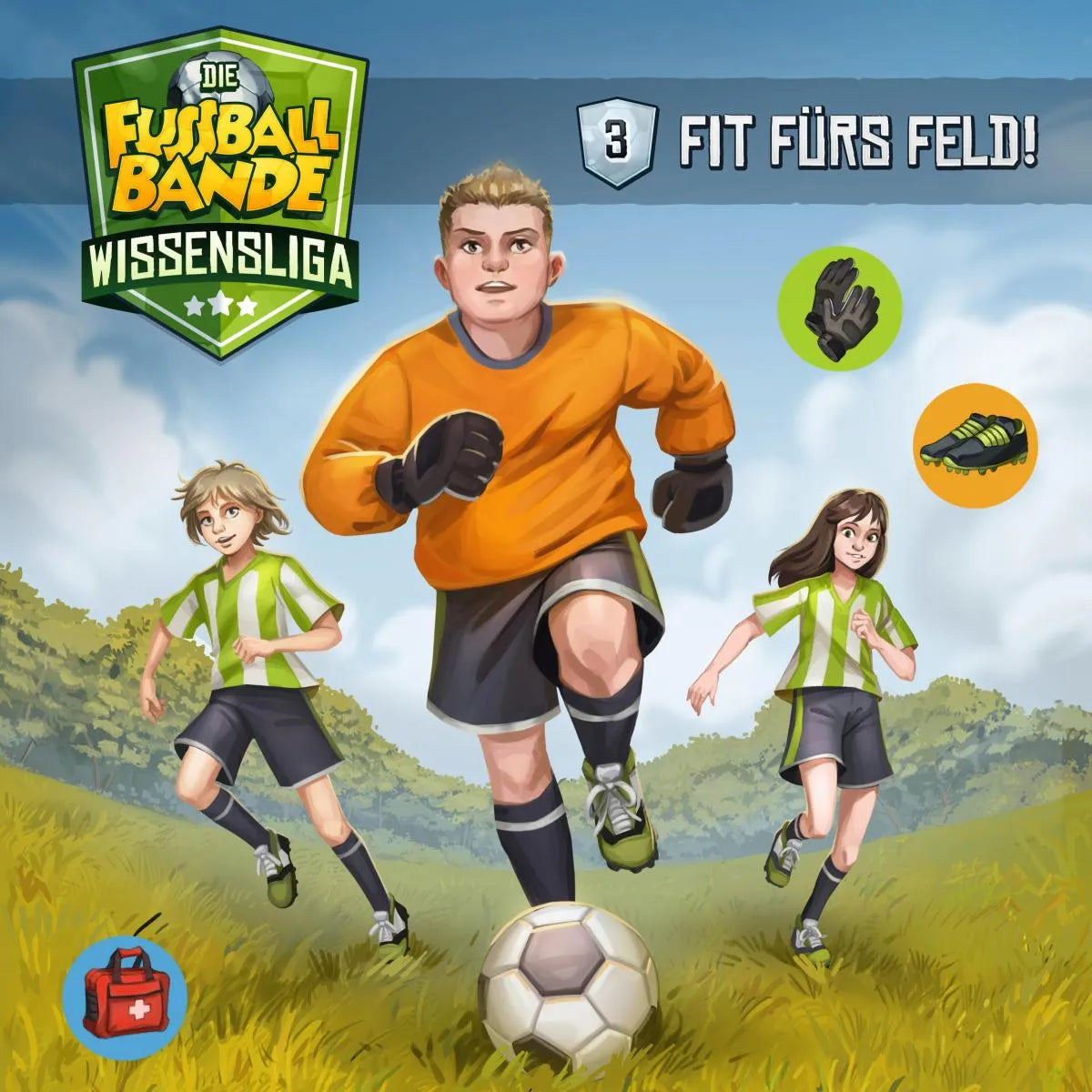 Cover: Fit fürs Feld! (Hörbuch Download) von Aikaterini Maria Schlösser