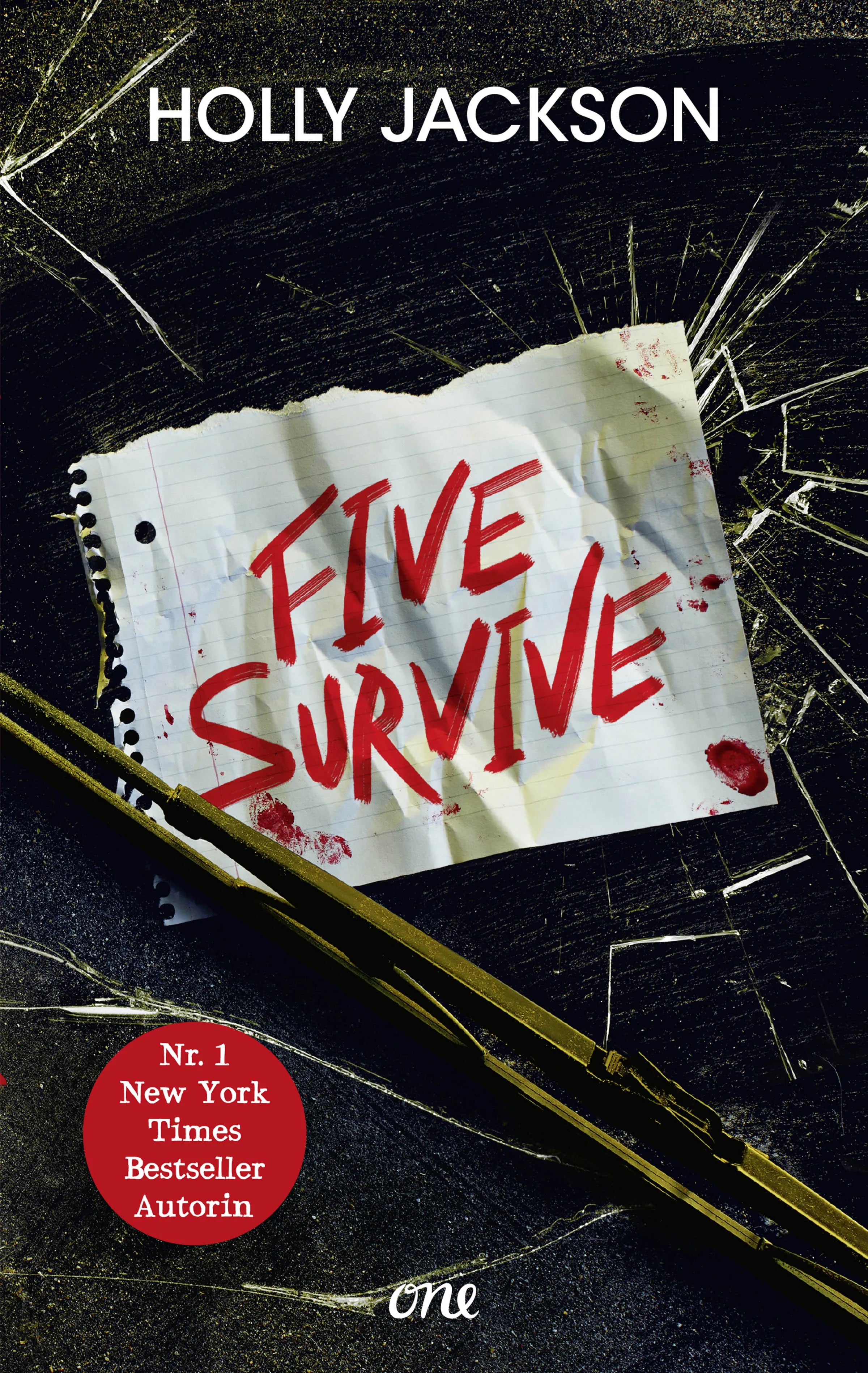 Buchcover von 'Five Survive' - Gebundene Ausgabe von Holly Jackson