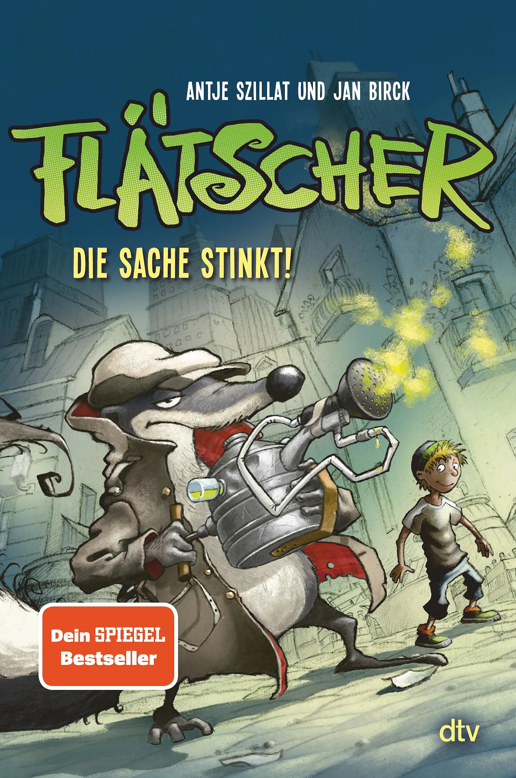 Buchcover von 'Flätscher – Die Sache stinkt' - Gebundene Ausgabe von Antje Szillat