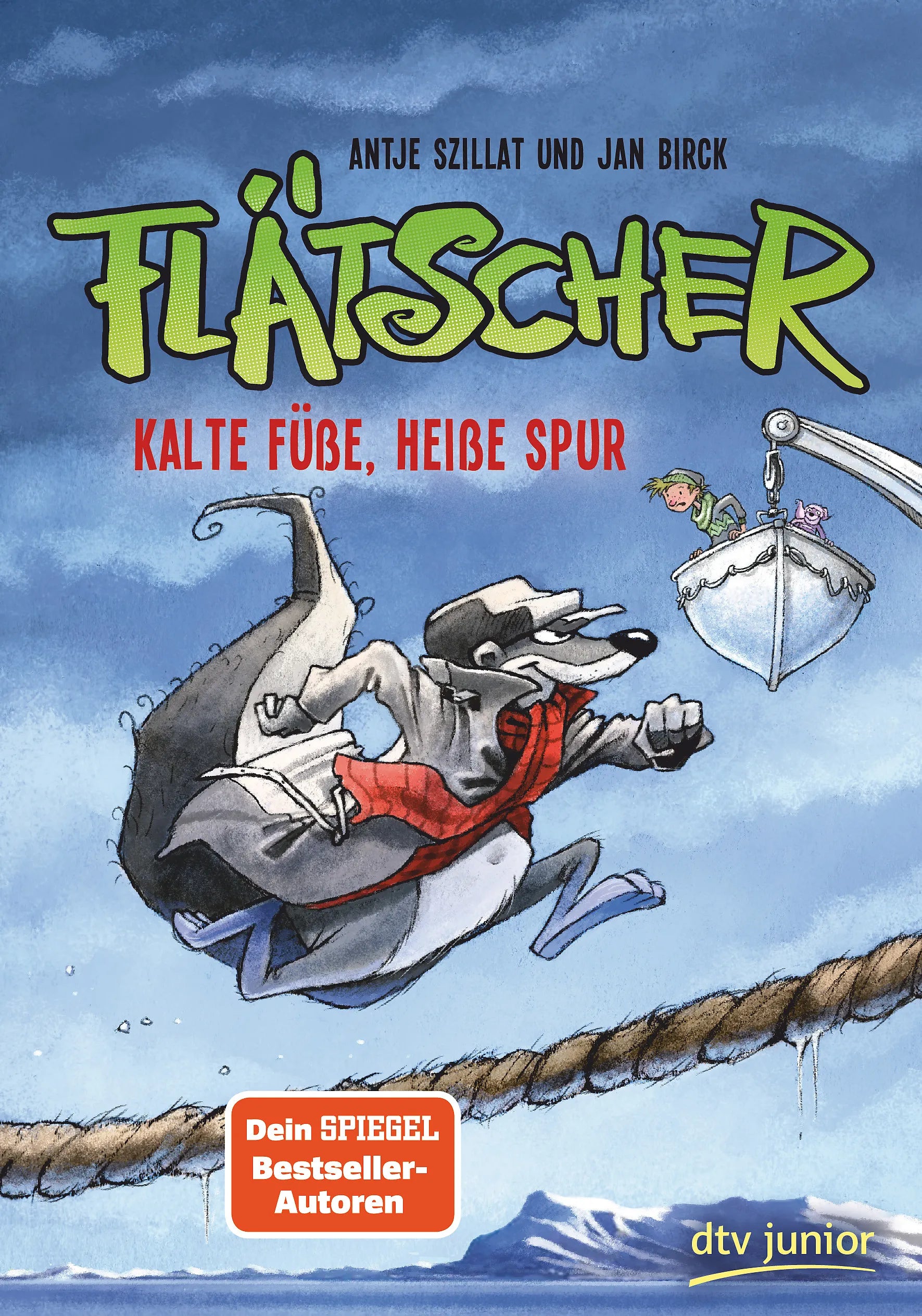 Buchcover von 'Flätscher – Kalte Füße, heiße Spur' - Gebundene Ausgabe von Antje Szillat