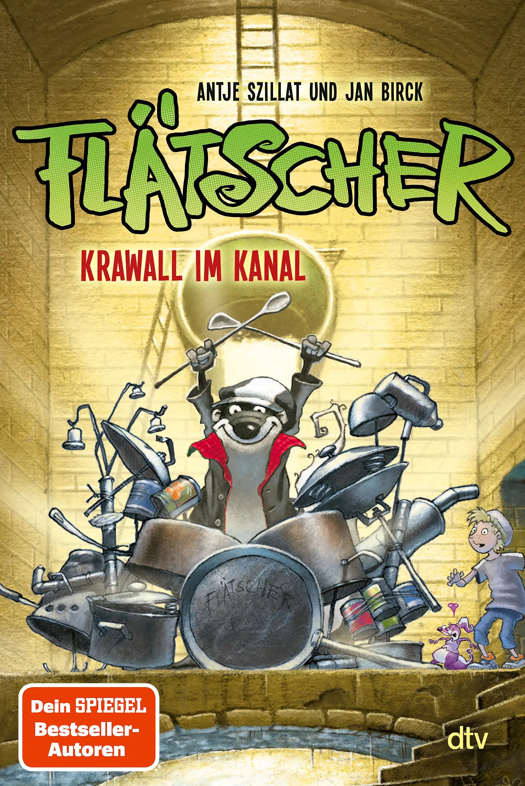 Buchcover von 'Flätscher – Krawall im Kanal' - Gebundene Ausgabe von Antje Szillat