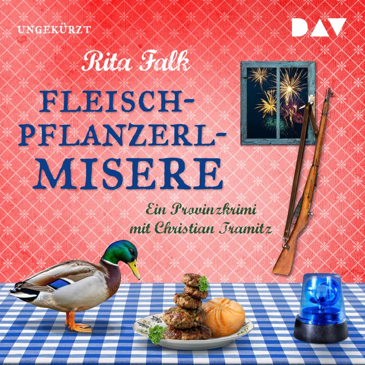 Cover: Fleischpflanzerl-Misere. Der 14. Fall für den Eberhofer. Ein Provinzkrimi (Hörbuch Download) von Rita Falk
