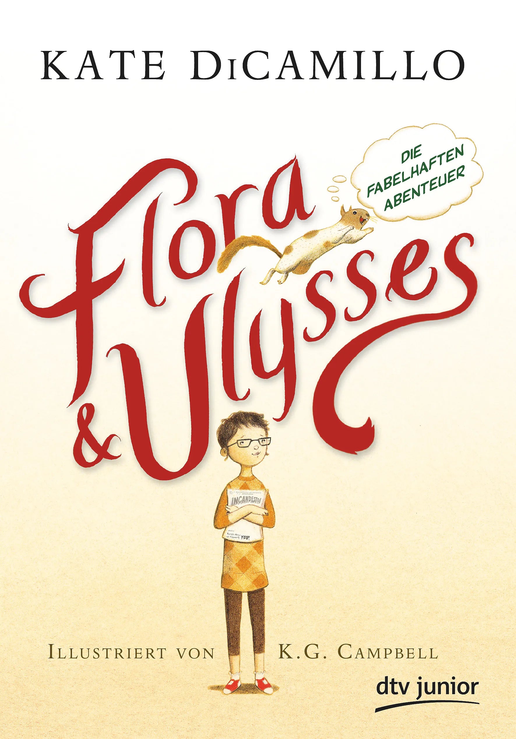 Buchcover von 'Flora und Ulysses - Die fabelhaften Abenteuer' - Gebundene Ausgabe von Kate DiCamillo