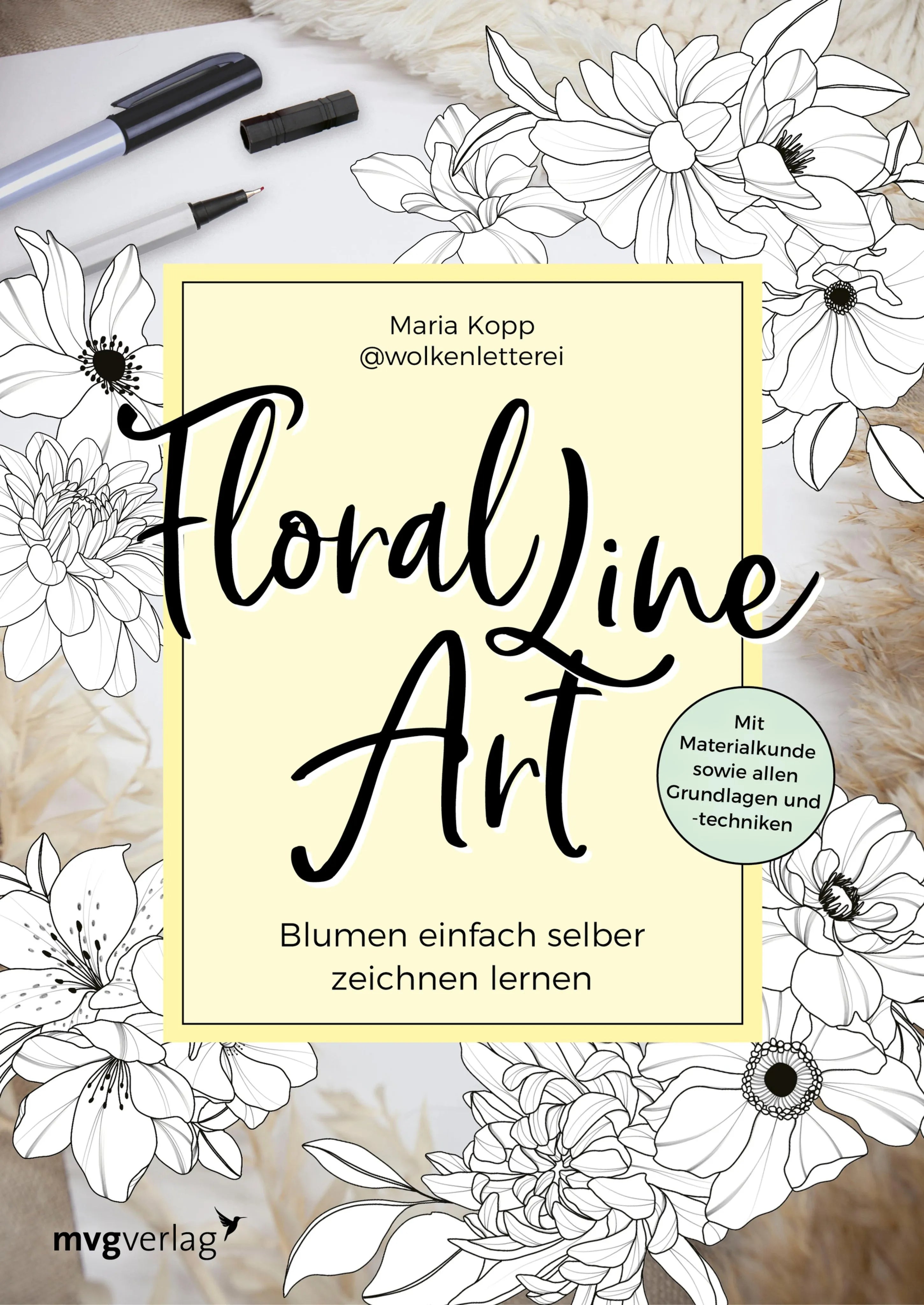 Cover: Floral Line Art (E-Book) von Maria Kopp