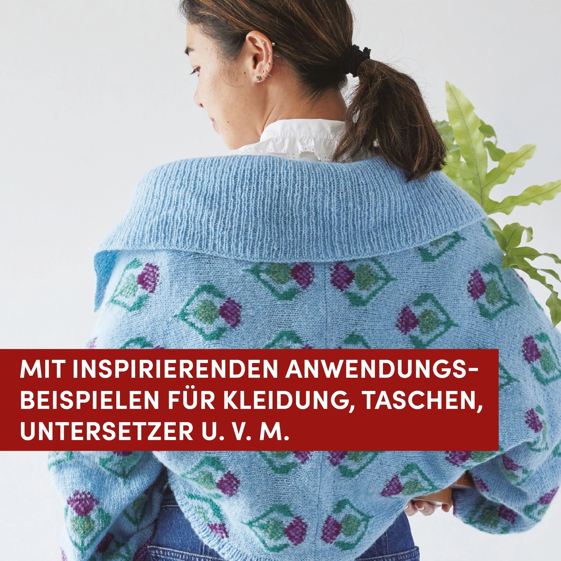 Detailansicht: Floral Stricken. Die Mustersammlung (Taschenbuch)