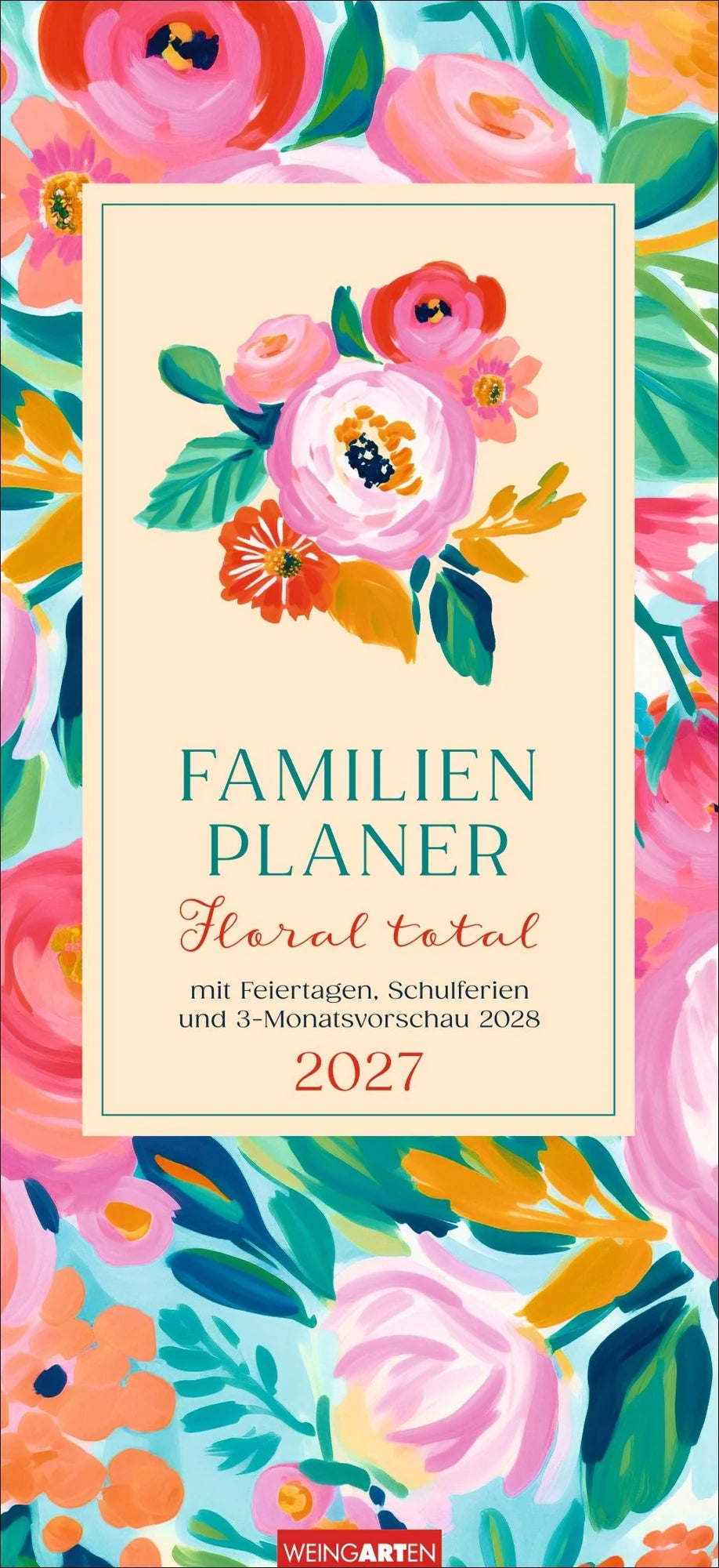 Familienplaner: Floral total Familienplaner 2027