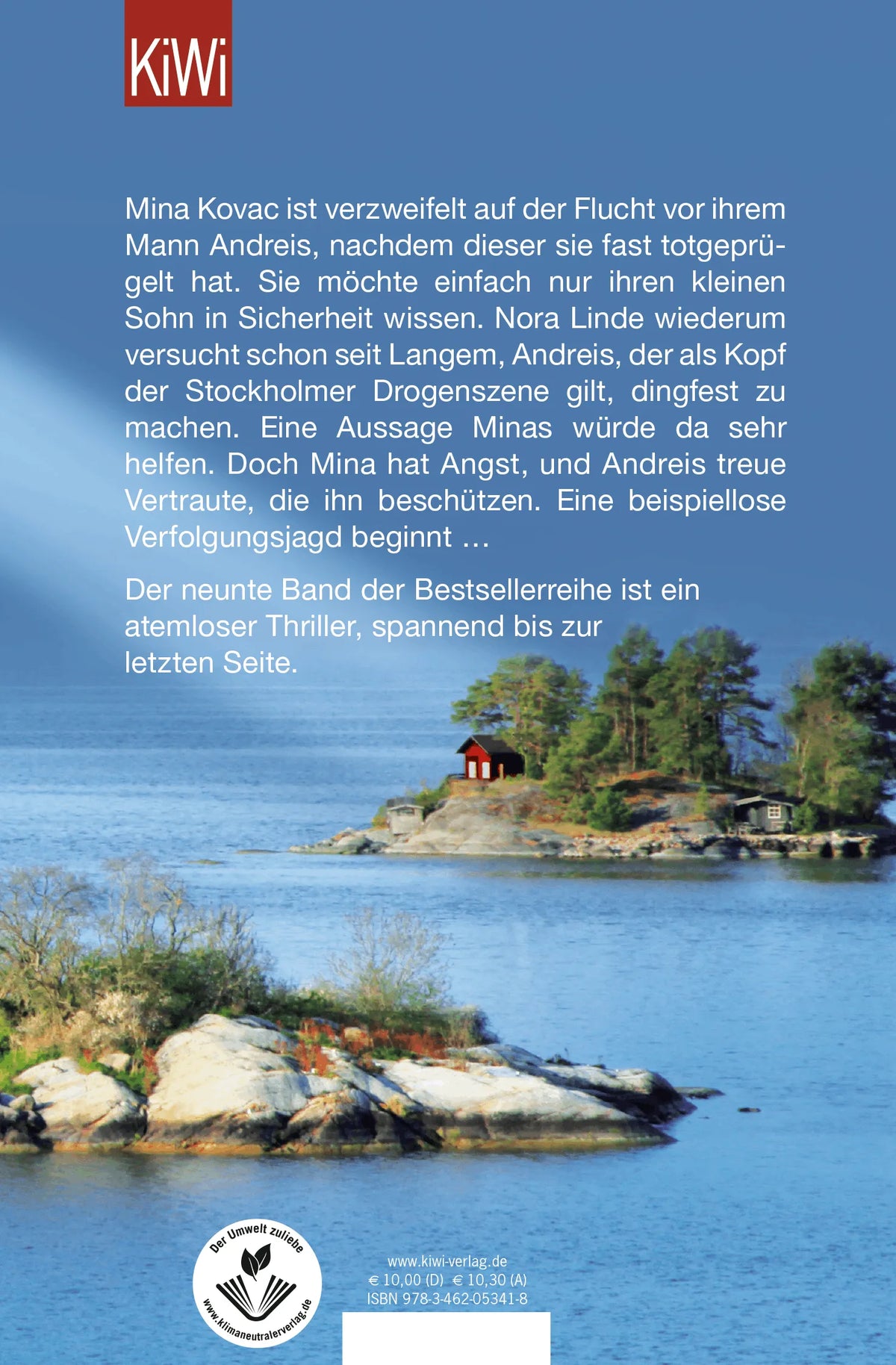 Rückseite: Flucht in die Schären (Taschenbuch)