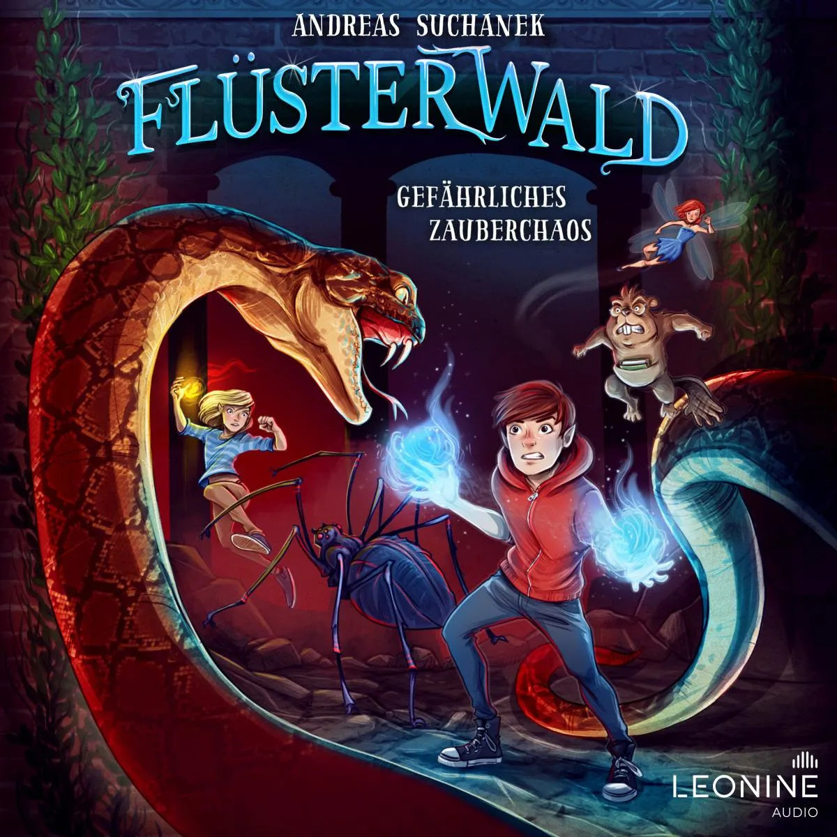 Cover: Flüsterwald - Gefährliches Zauberchaos (Hörbuch Download) von Andreas Suchanek