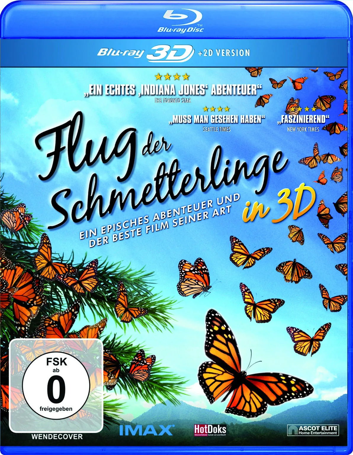 Flug der Schmetterlinge (inkl. 2D-Version) - Blu-ray 3D