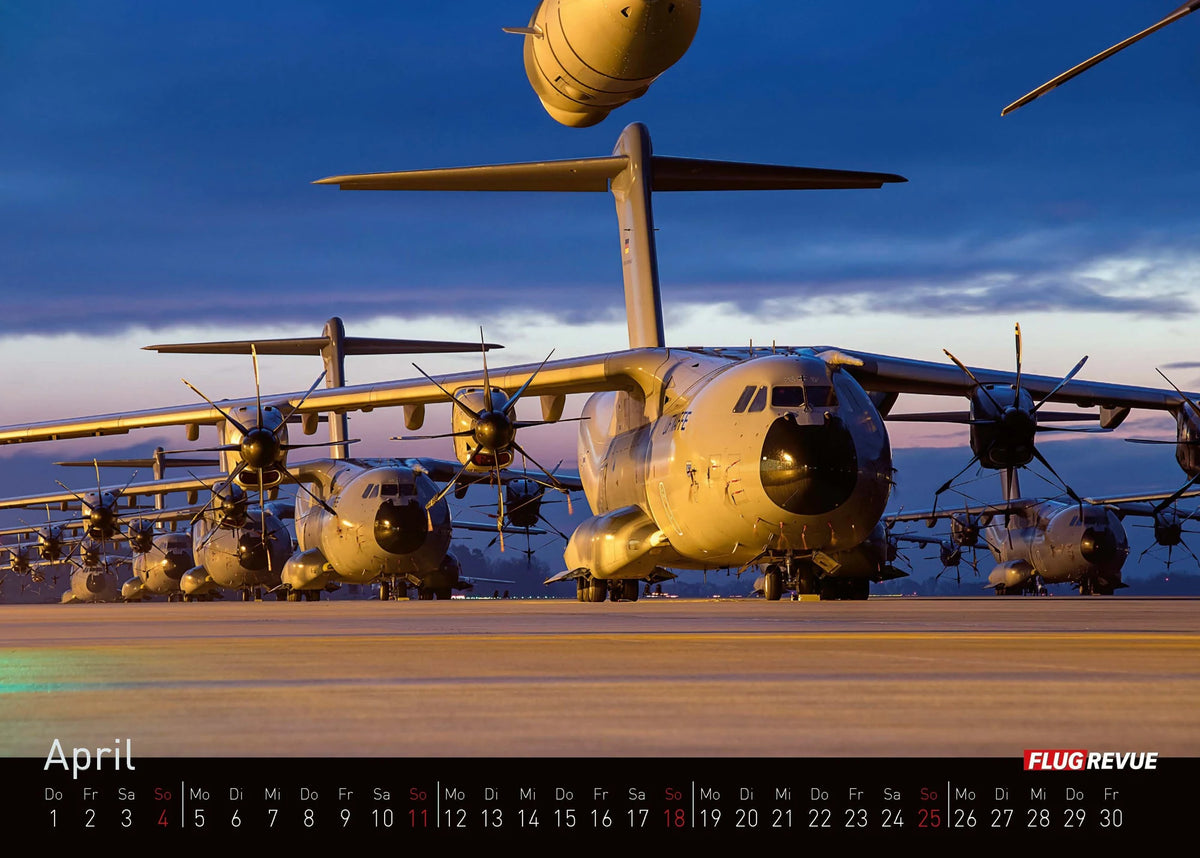 FLUG REVUE Kalender 2027 – Ansicht