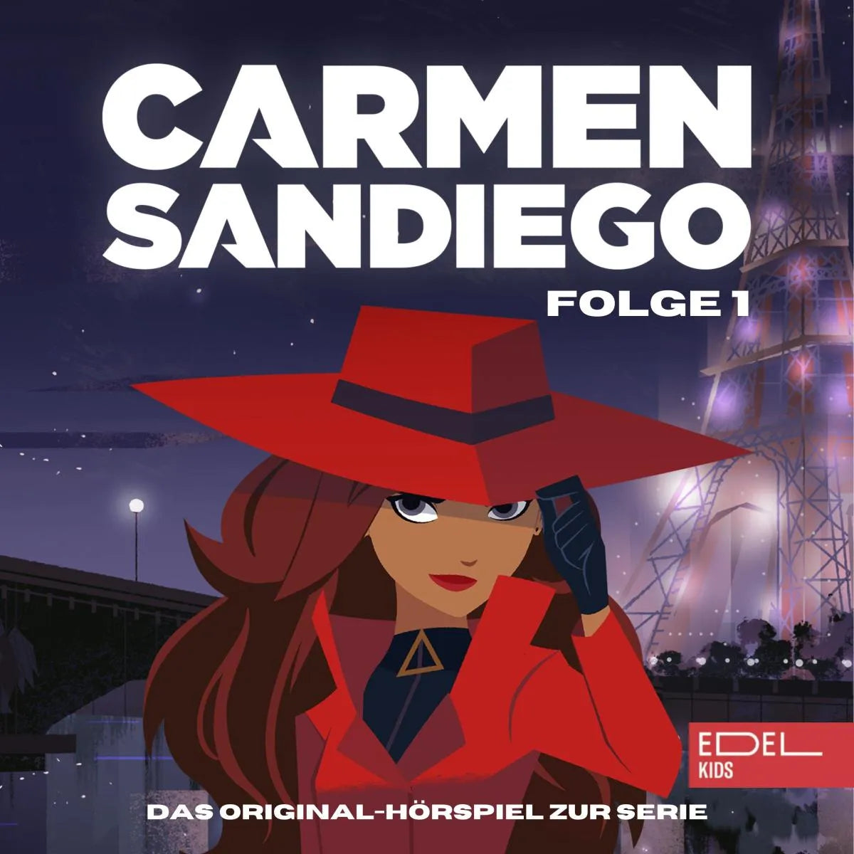 Cover: Folge 1: Die Entstehung von Carmen Sandiego - Teil 1-3 (Hörbuch Download) von Angela Strunck