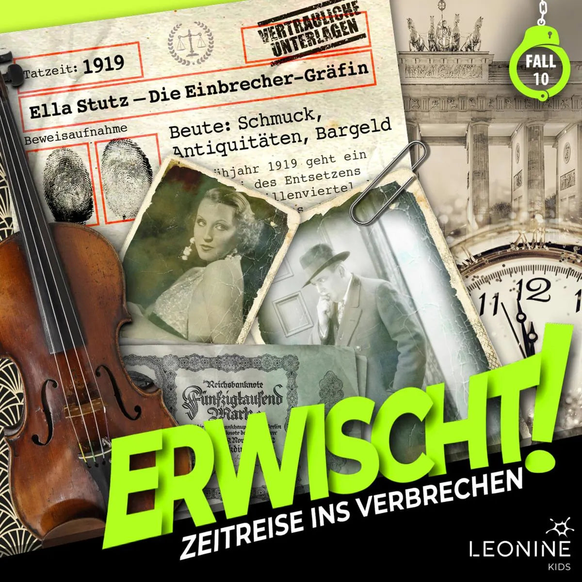 Cover: Folge 10: Ella Stutz - Die Einbrecher-Gräfin (Hörbuch Download) von Wolfgang Adenberg