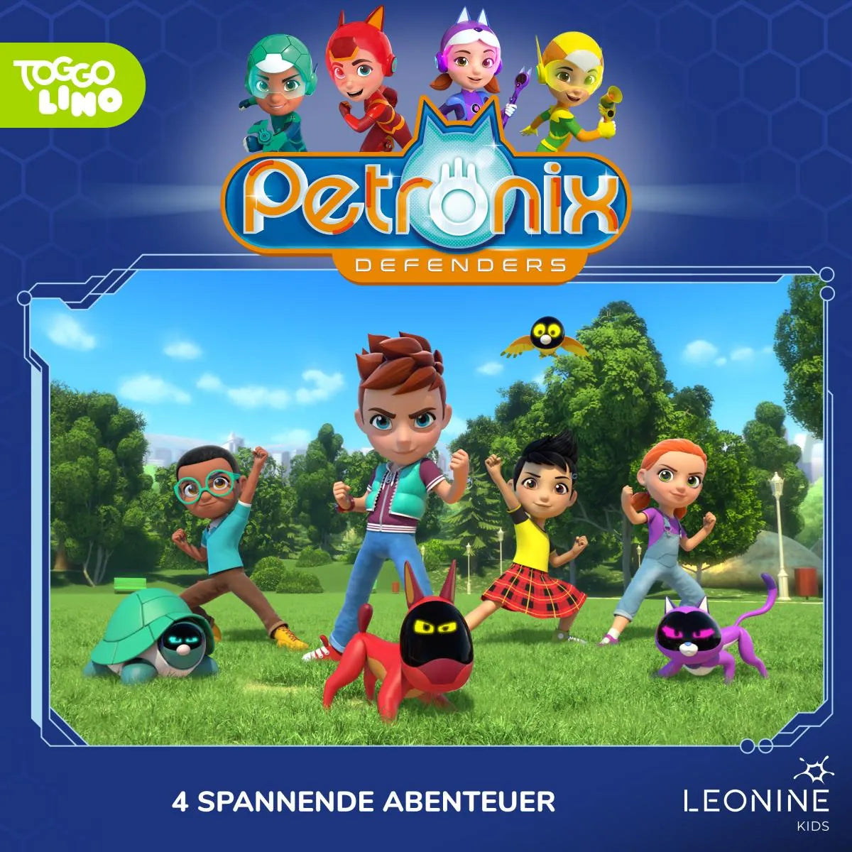 Cover: Folge 17-20: Die Kapuzineraffen-Rettung (Hörbuch Download) von Petronix Defenders