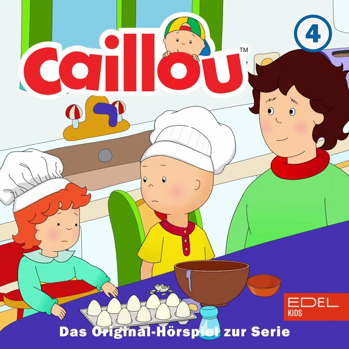 Cover: Folge 4: Caillou der Koch und weitere Geschichten (Hörbuch Download) von Bianca Wilkens