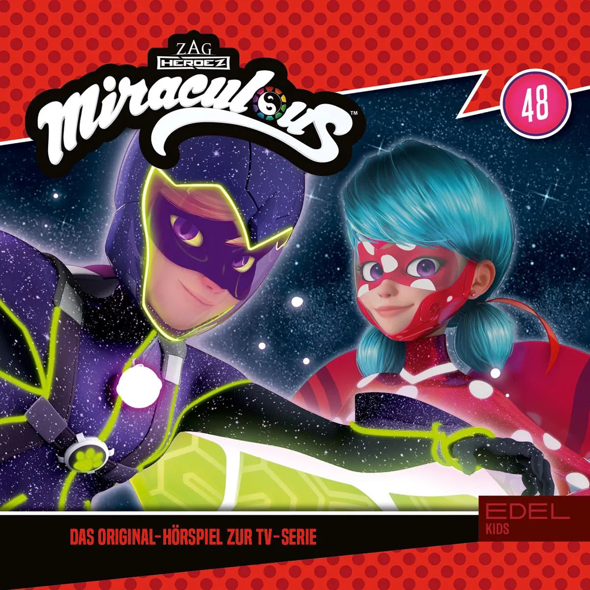 Cover: Folge 48: Zweite Chance / Cat Noir 2.0 / Torjäger (Hörbuch Download) von Angela Strunck