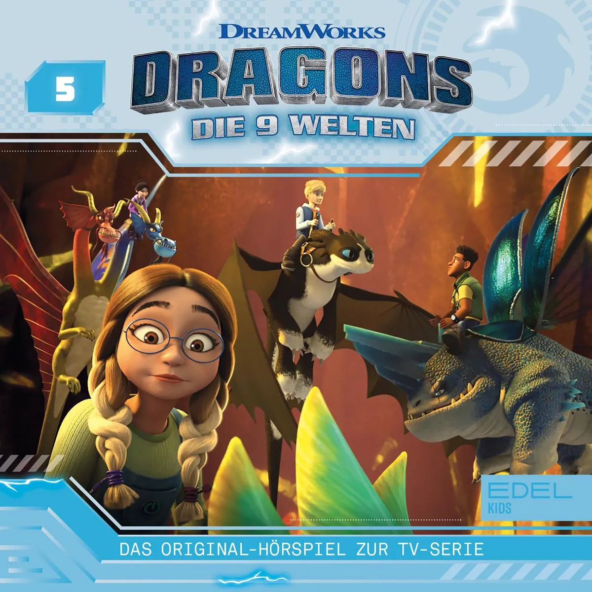Cover: Folge 5: Die untoten Drachen / Der Waldbrand (Hörbuch Download) von Thomas Karallus