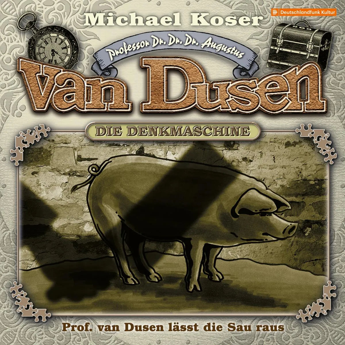 Cover: Folge 52: Professor van Dusen lässt die Sau raus (Hörbuch Download) von Michael Koser