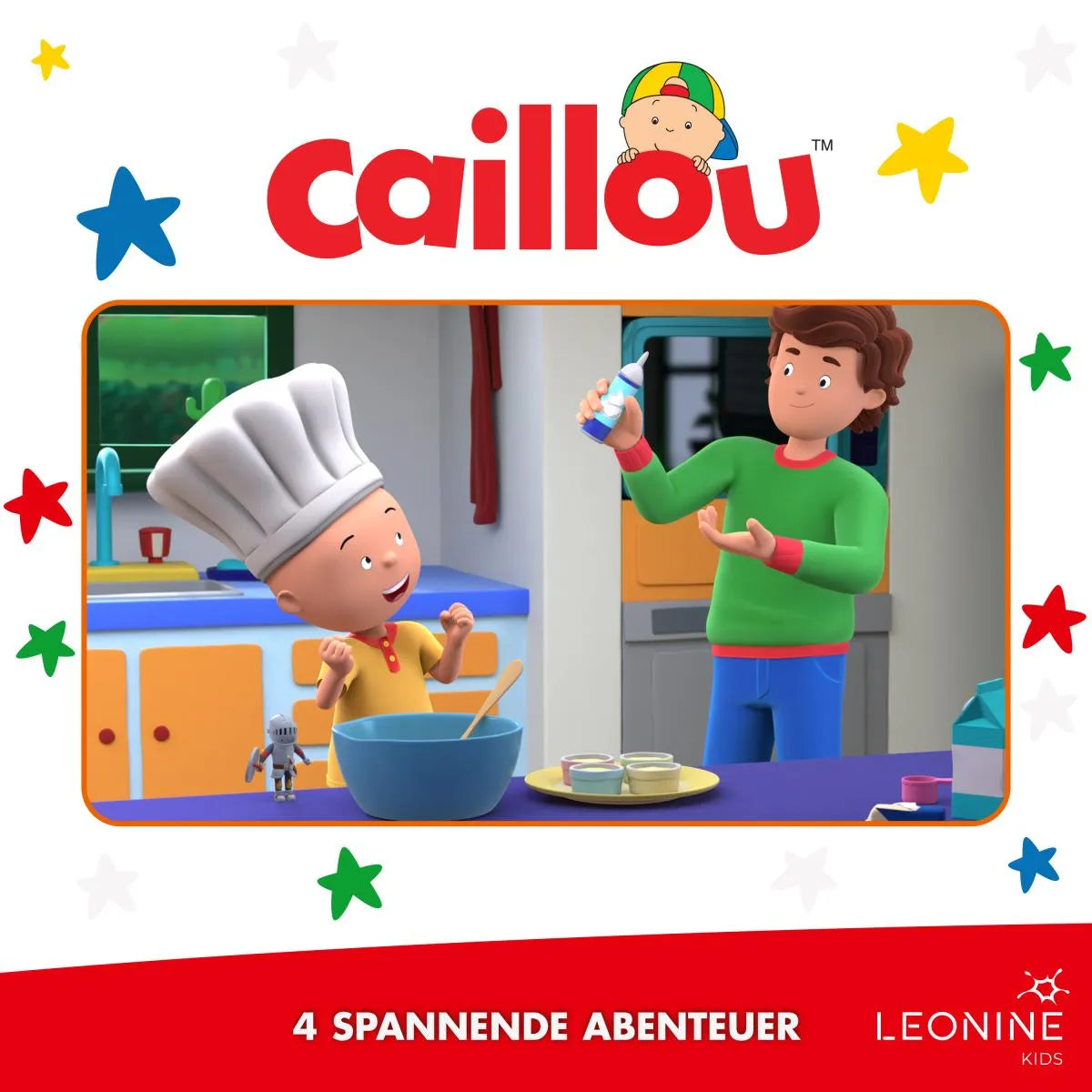 Cover: Folgen 01-04: Caillou auf Schatzsuche (Hörbuch Download)