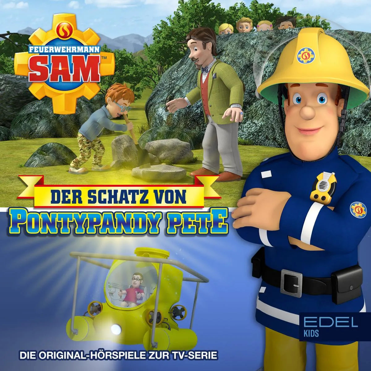 Cover: Folgen 124-128: Der Schatz von Pontypandy Pete (Hörbuch Download) von Stefan Eckel