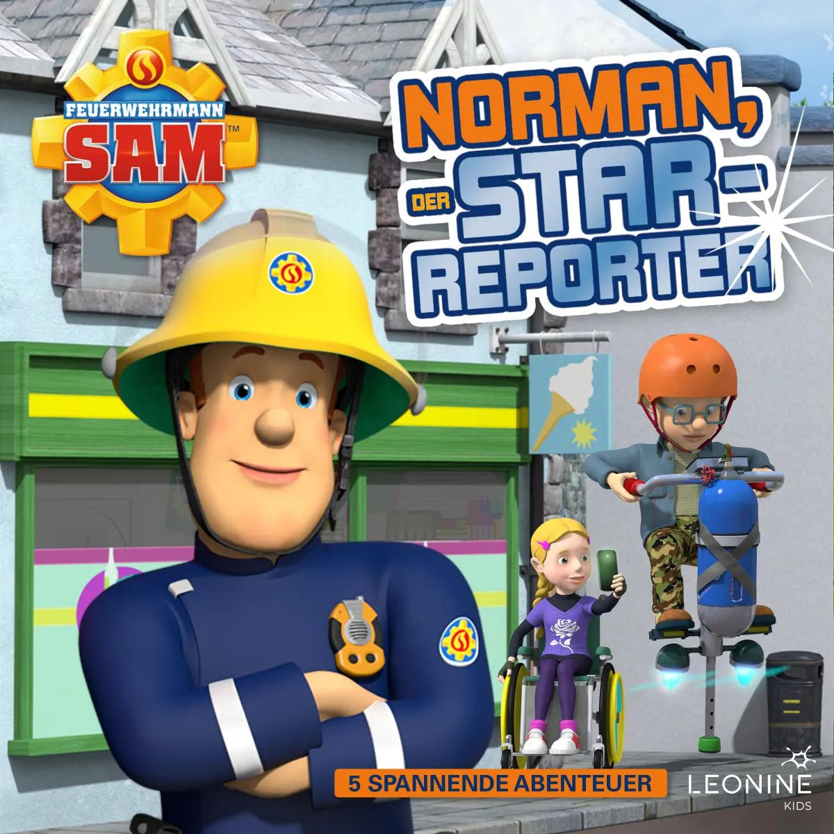 Cover: Folgen 142-146: Norman der Starreporter (Hörbuch Download) von Stefan Eckel