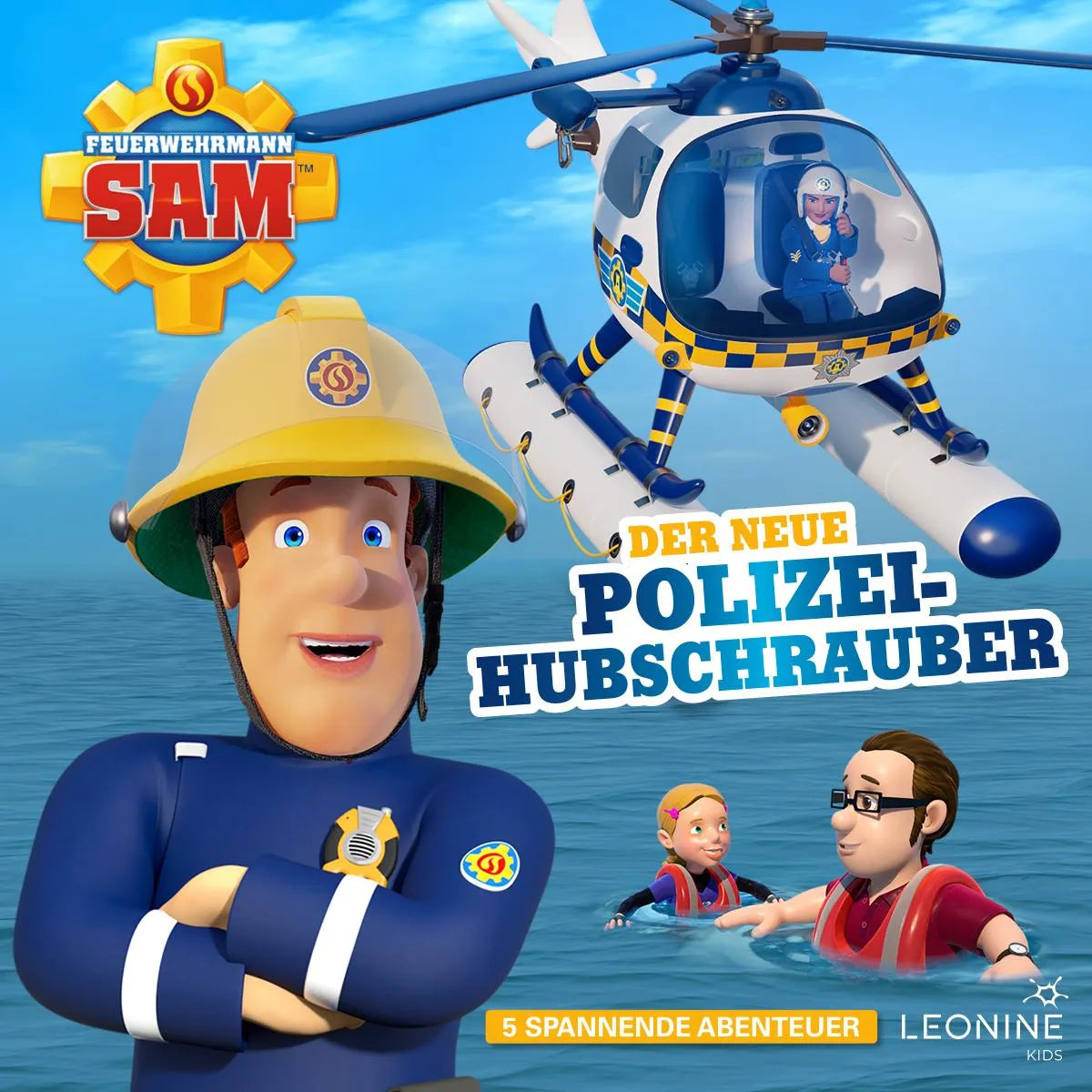 Cover: Folgen 160-164: Der neue Polizeihubschrauber (Hörbuch Download) von Stefan Eckel