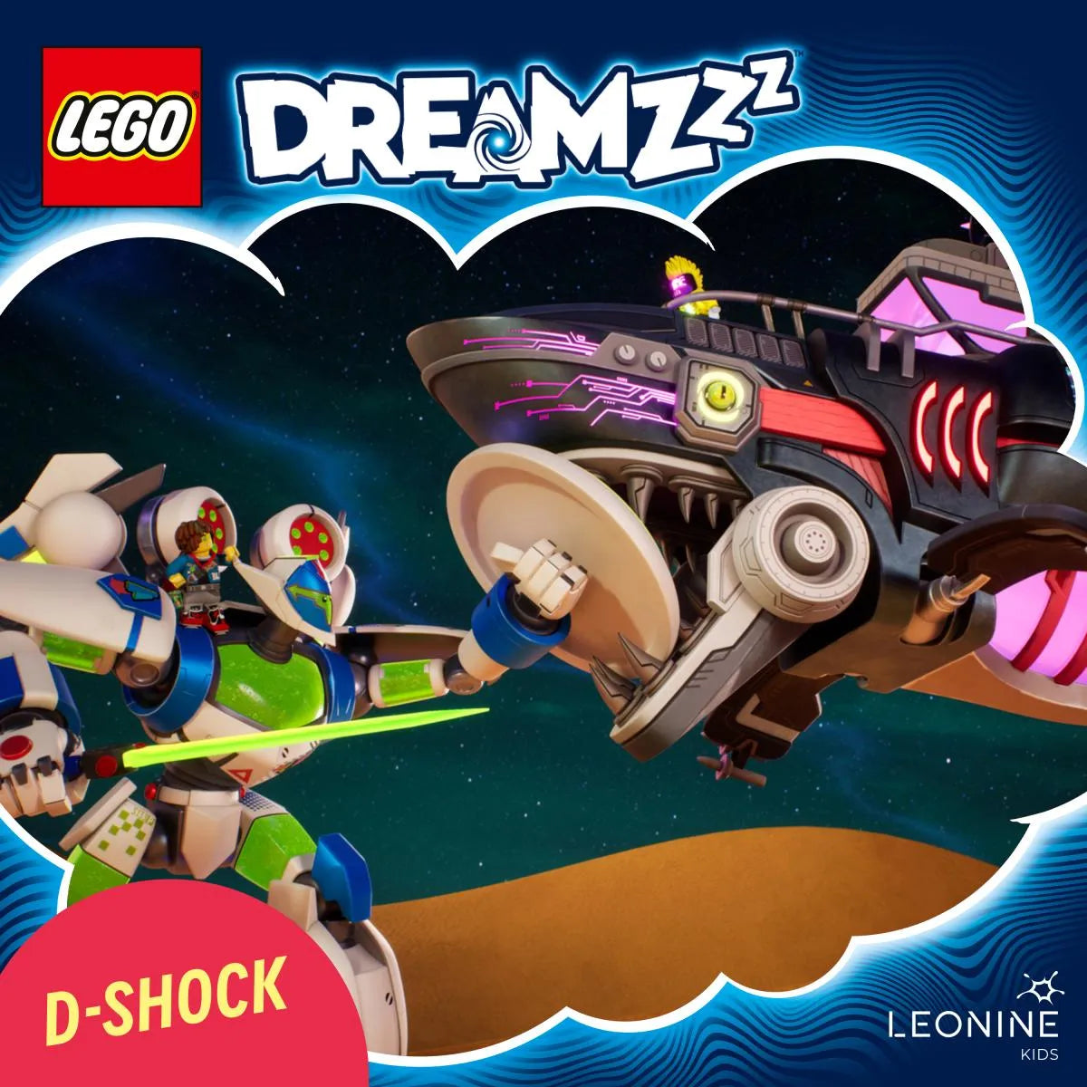 Cover: Folgen 53-54: D-Shock (Hörbuch Download) von LEGO DreamZzz
