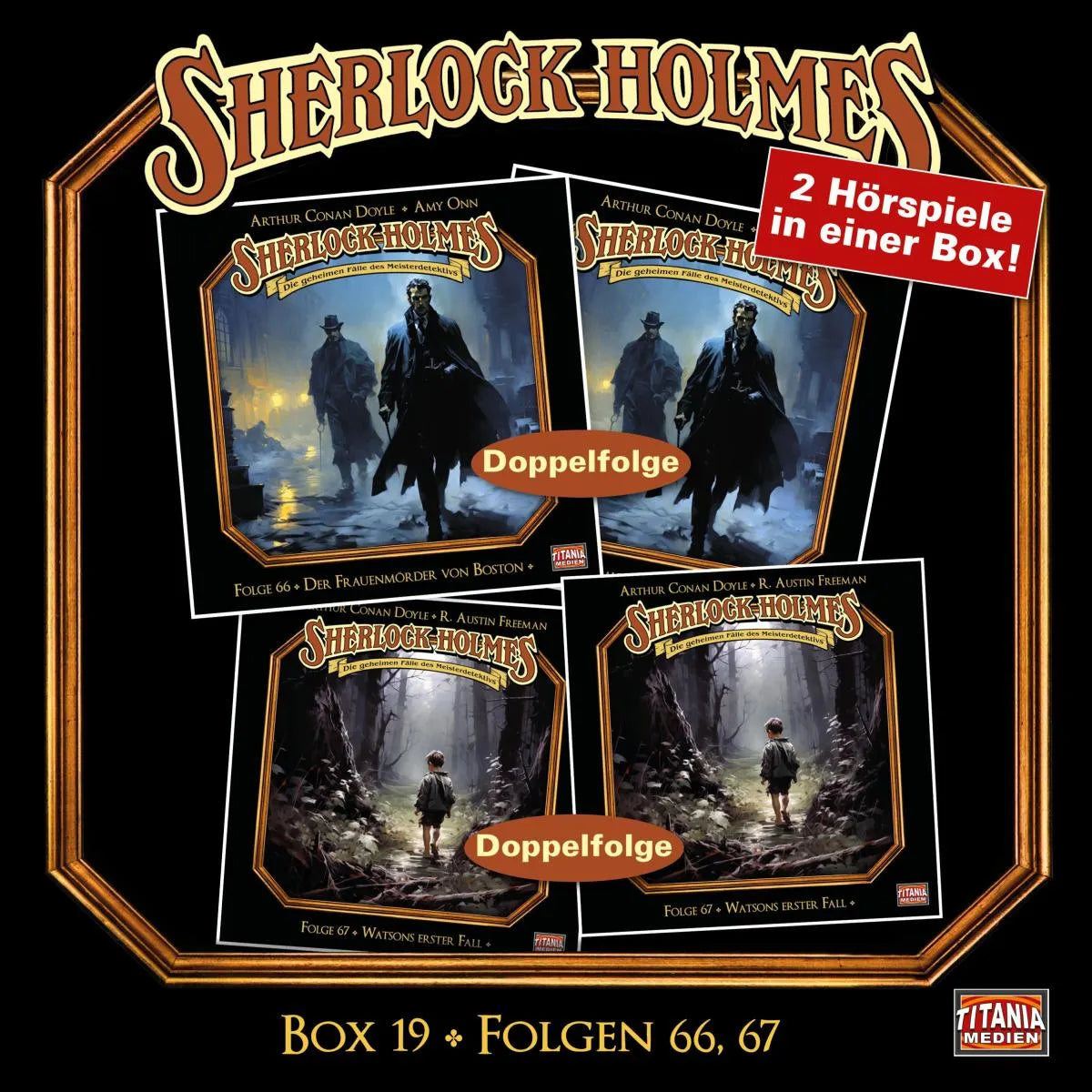 Cover: Folgen 66, 67 (Hörbuch Download) von Arthur Conan Doyle