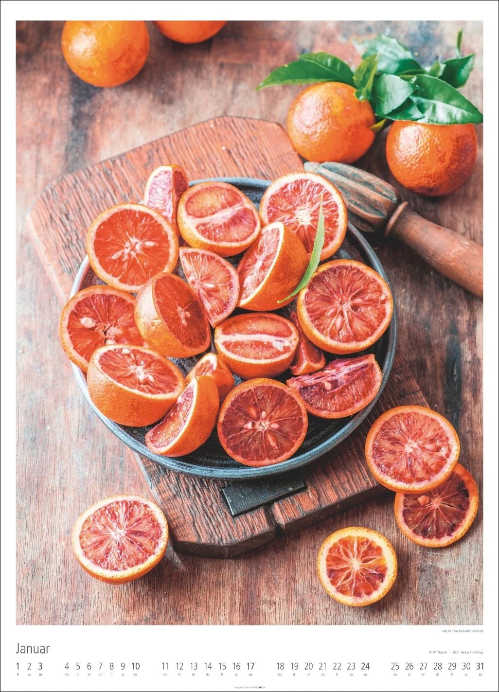 Food Gallery Kalender 2027 – Ansicht