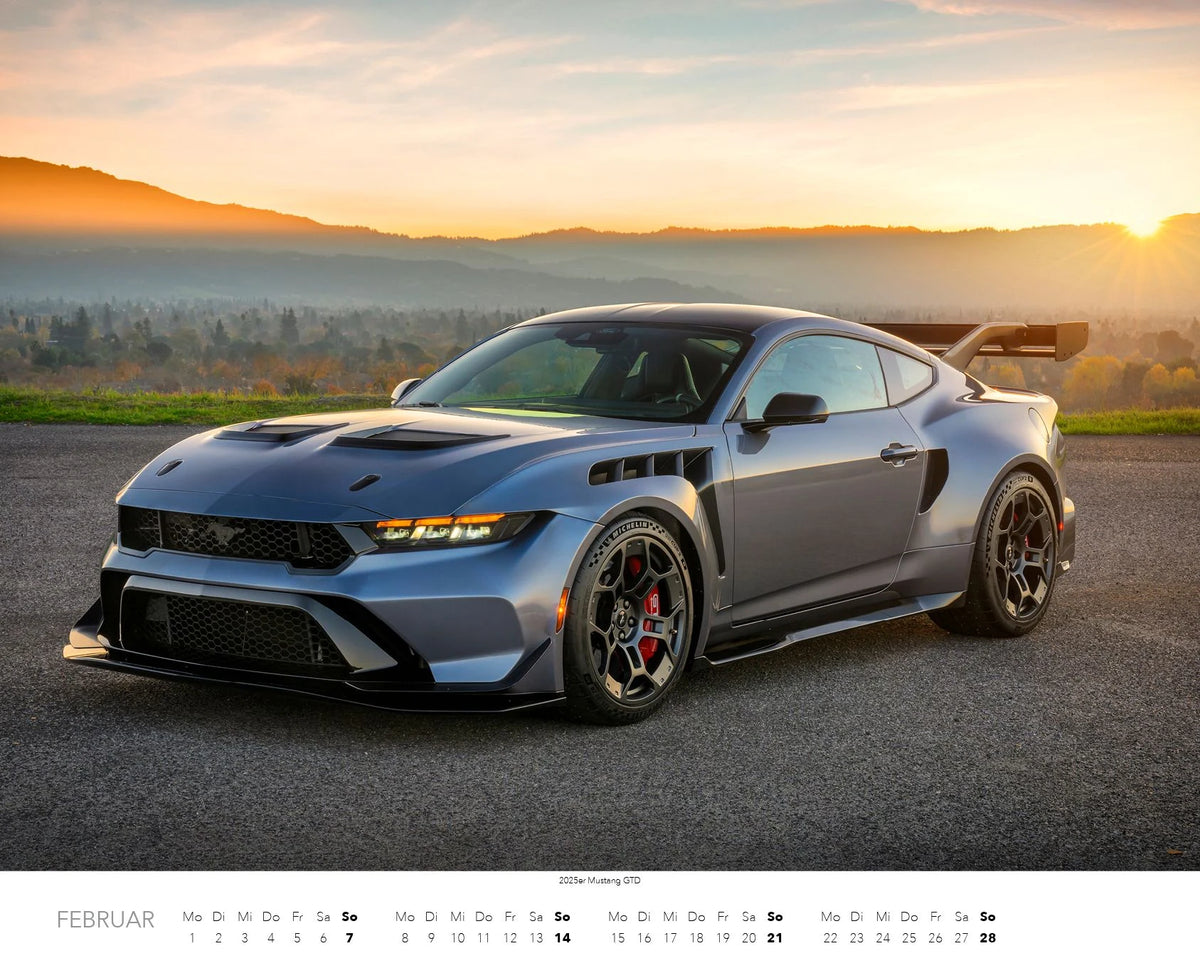 Ford Mustang Kalender 2027 – Ansicht