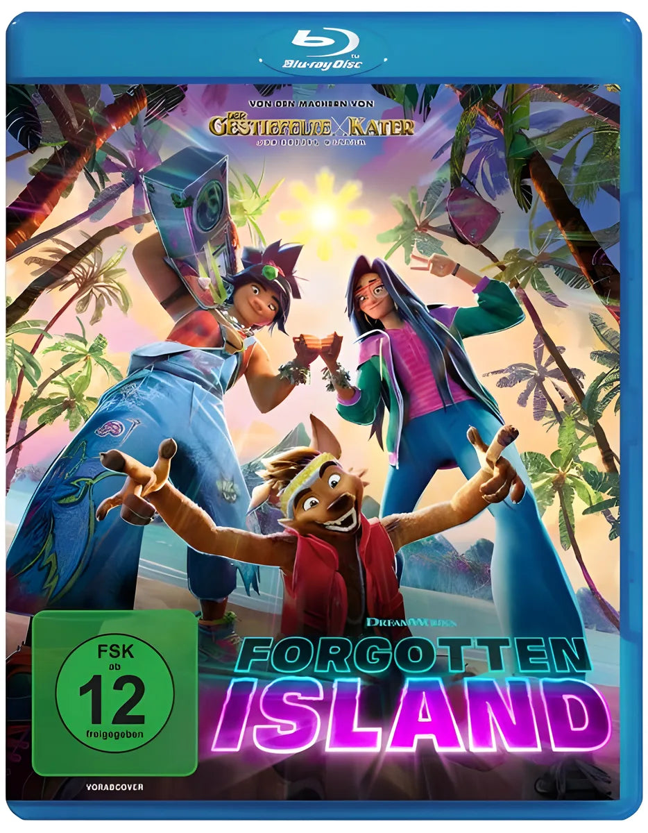 Blu-ray-Cover: Forgotten Island. Regie: Joel Crawford. Vorläufiges PLAION-Cover; finale Abbildung folgt