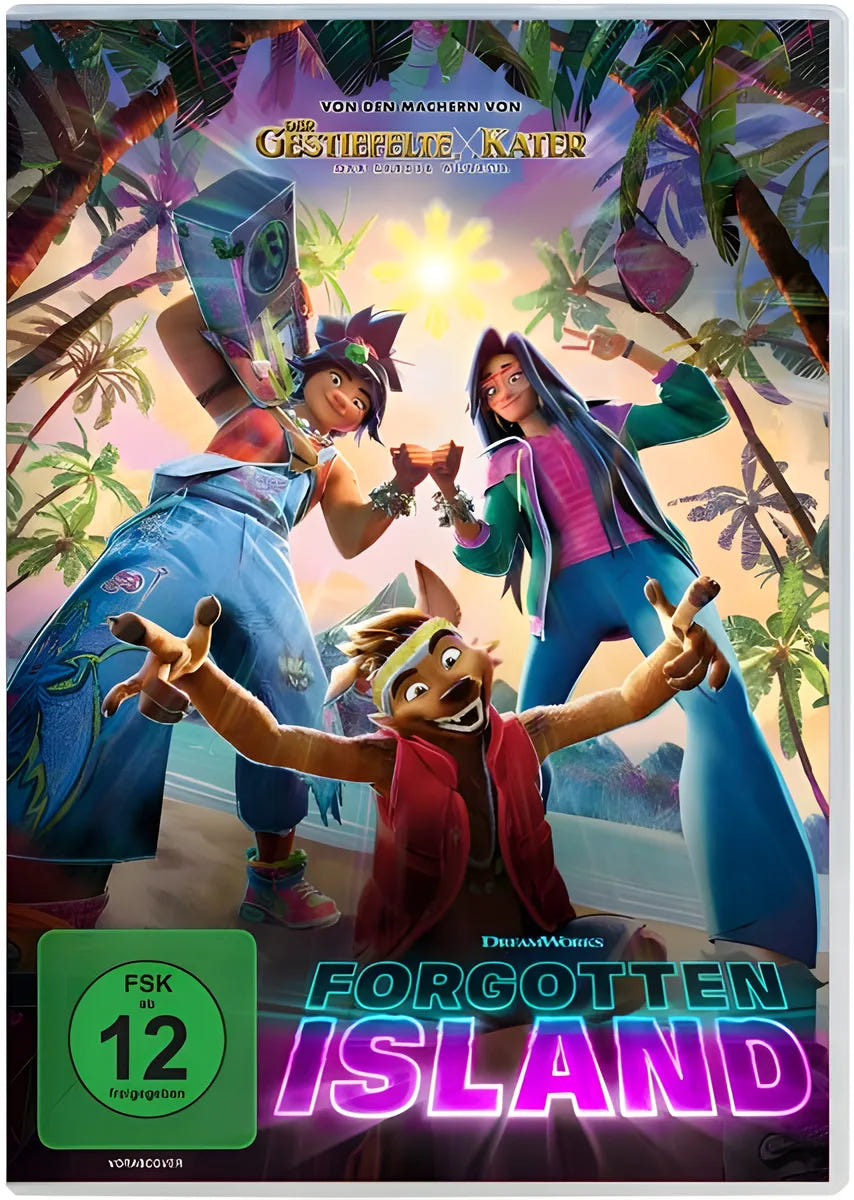 DVD-Cover: Forgotten Island. Regie: Joel Crawford. Vorläufiges PLAION-Cover; finale Abbildung folgt
