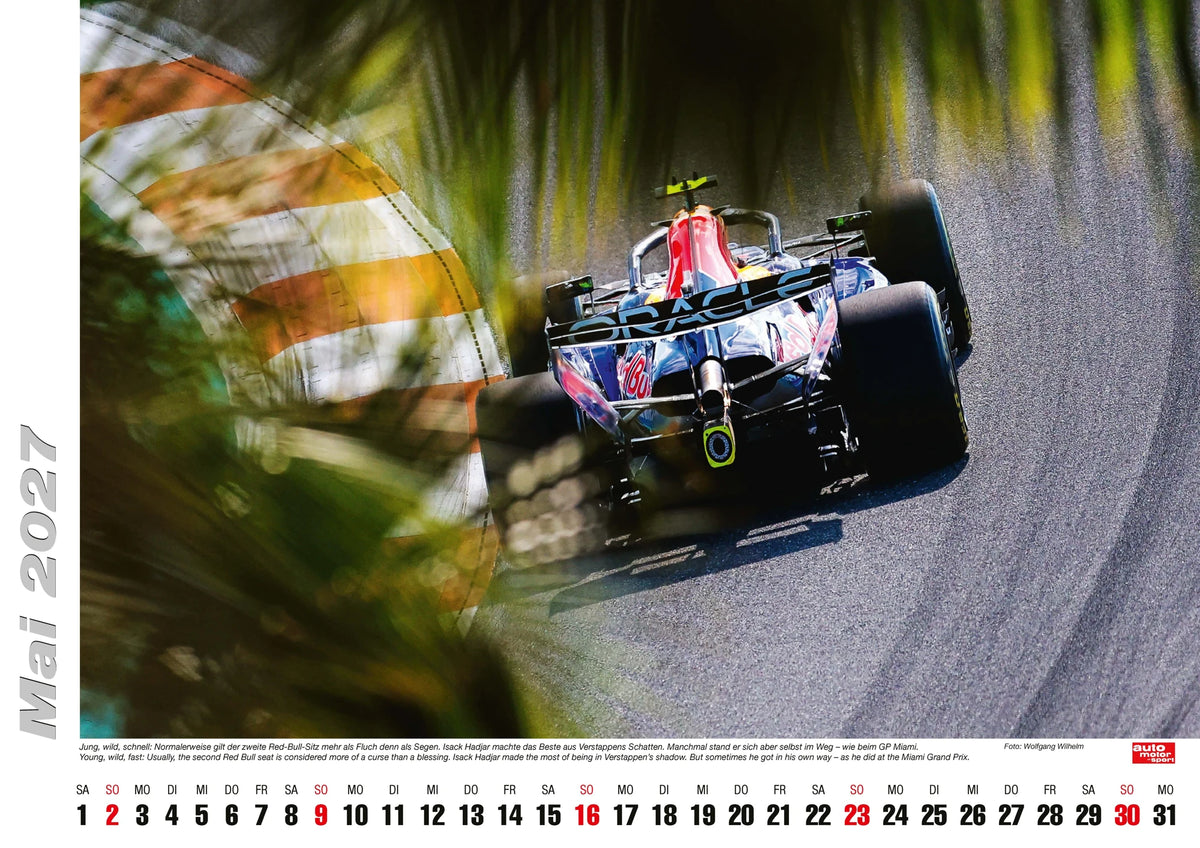 Formel 1 Kalender 2027 – Ansicht
