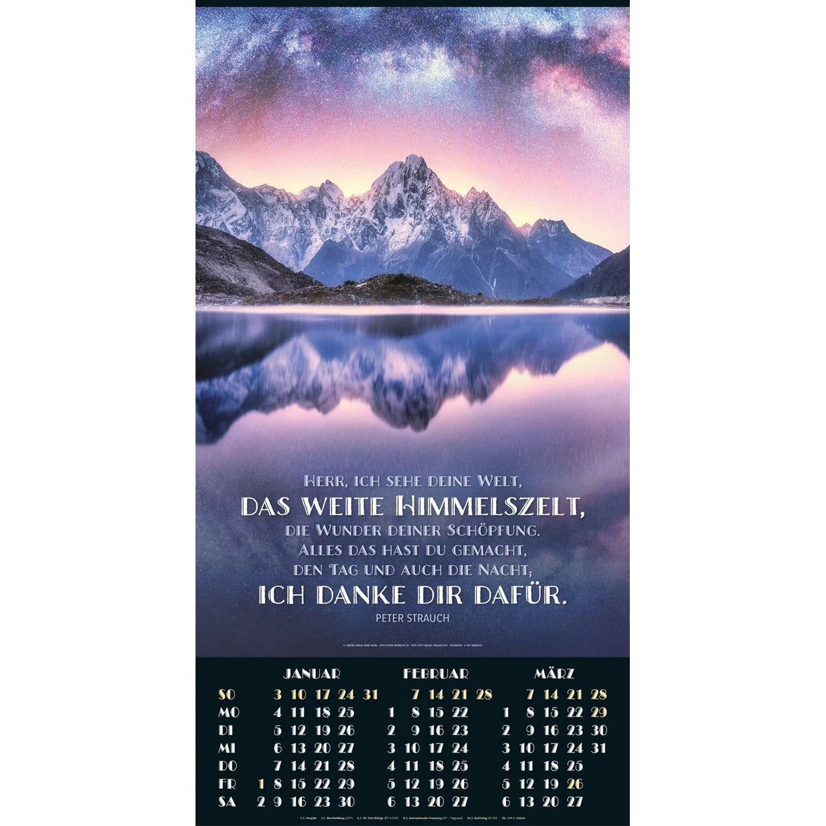 Foto-Poster-Kalender 2027 – Ansicht