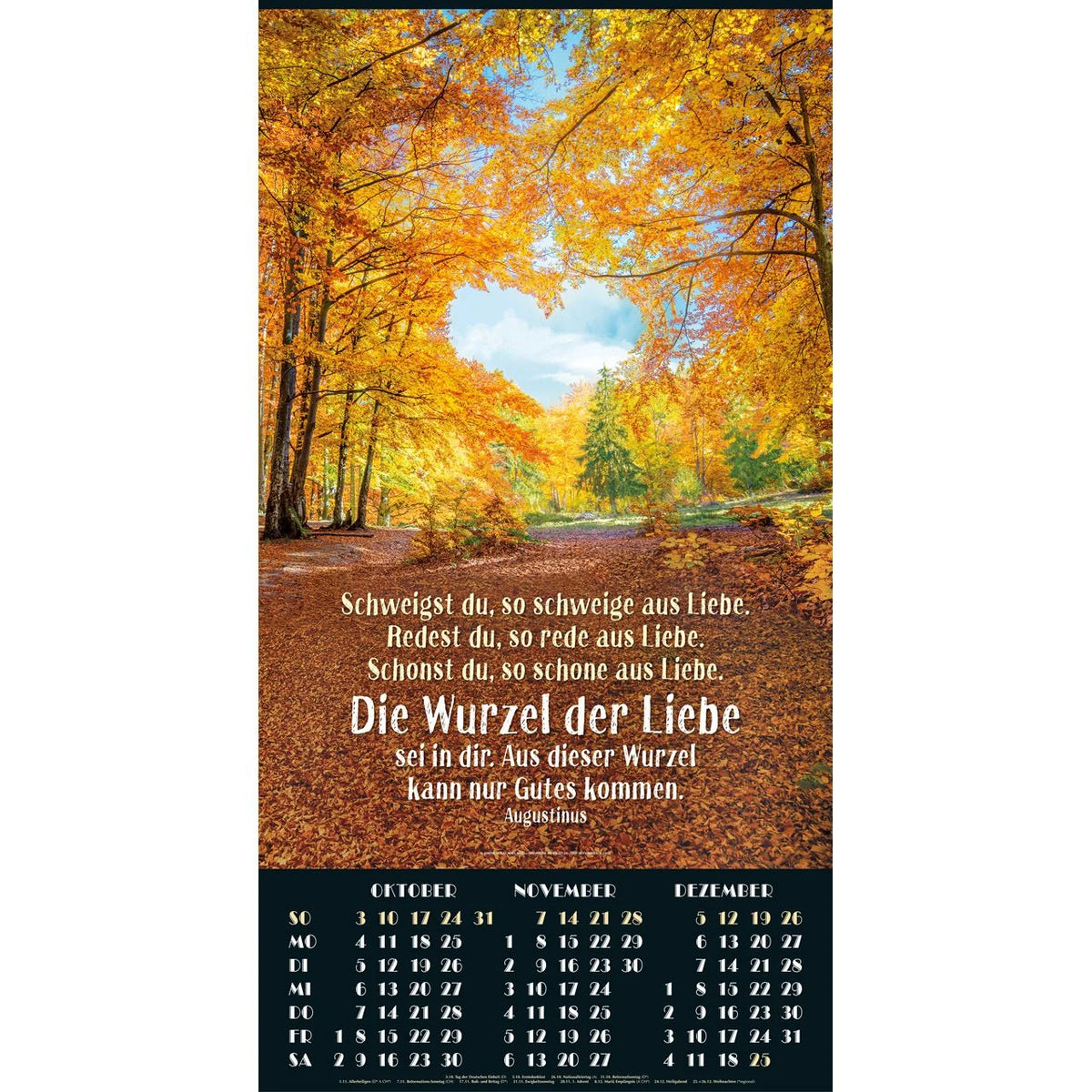 Foto-Poster-Kalender 2027 – Ansicht