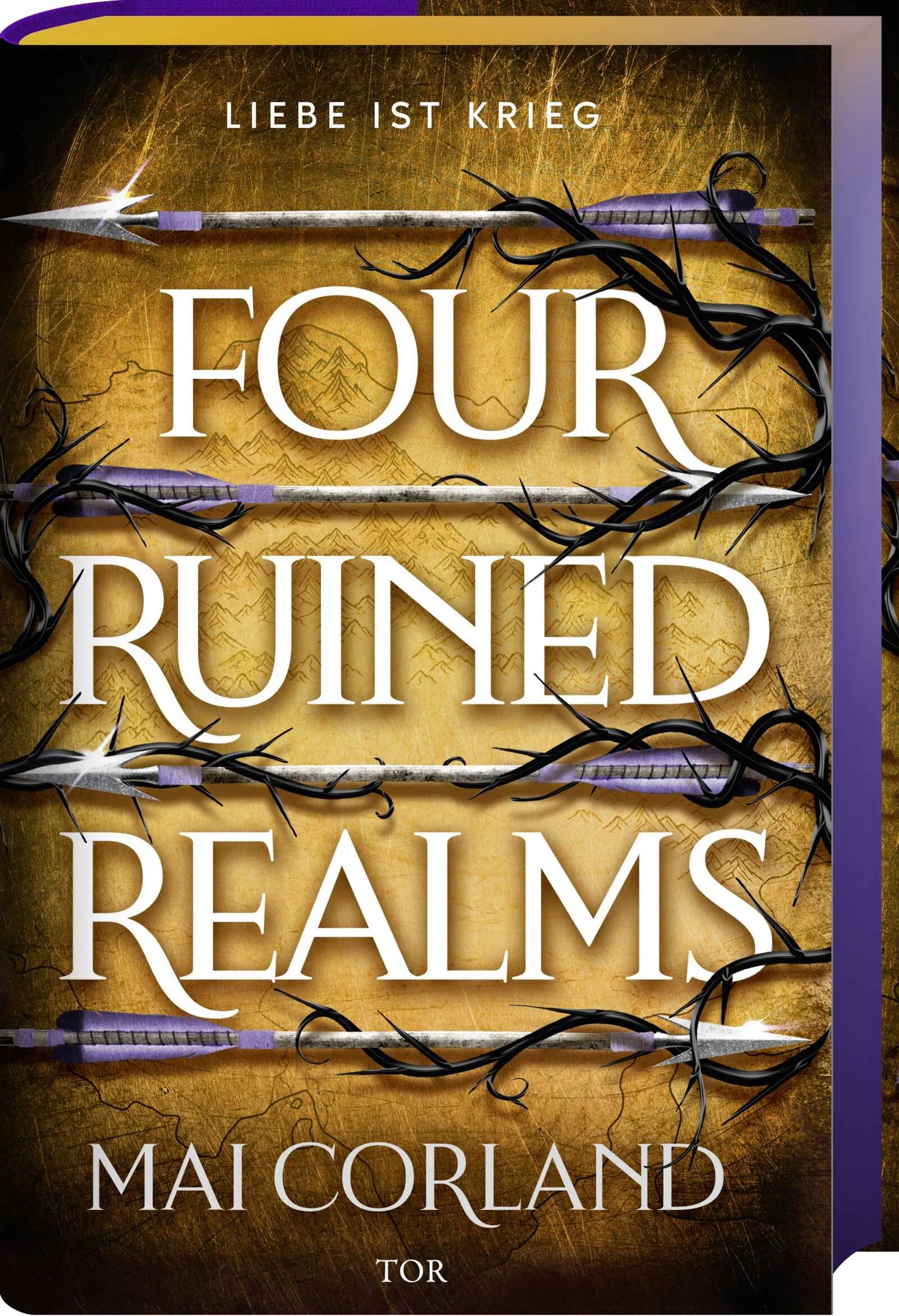 Buchcover von 'Four Ruined Realms' - Gebundene Ausgabe von Mai Corland