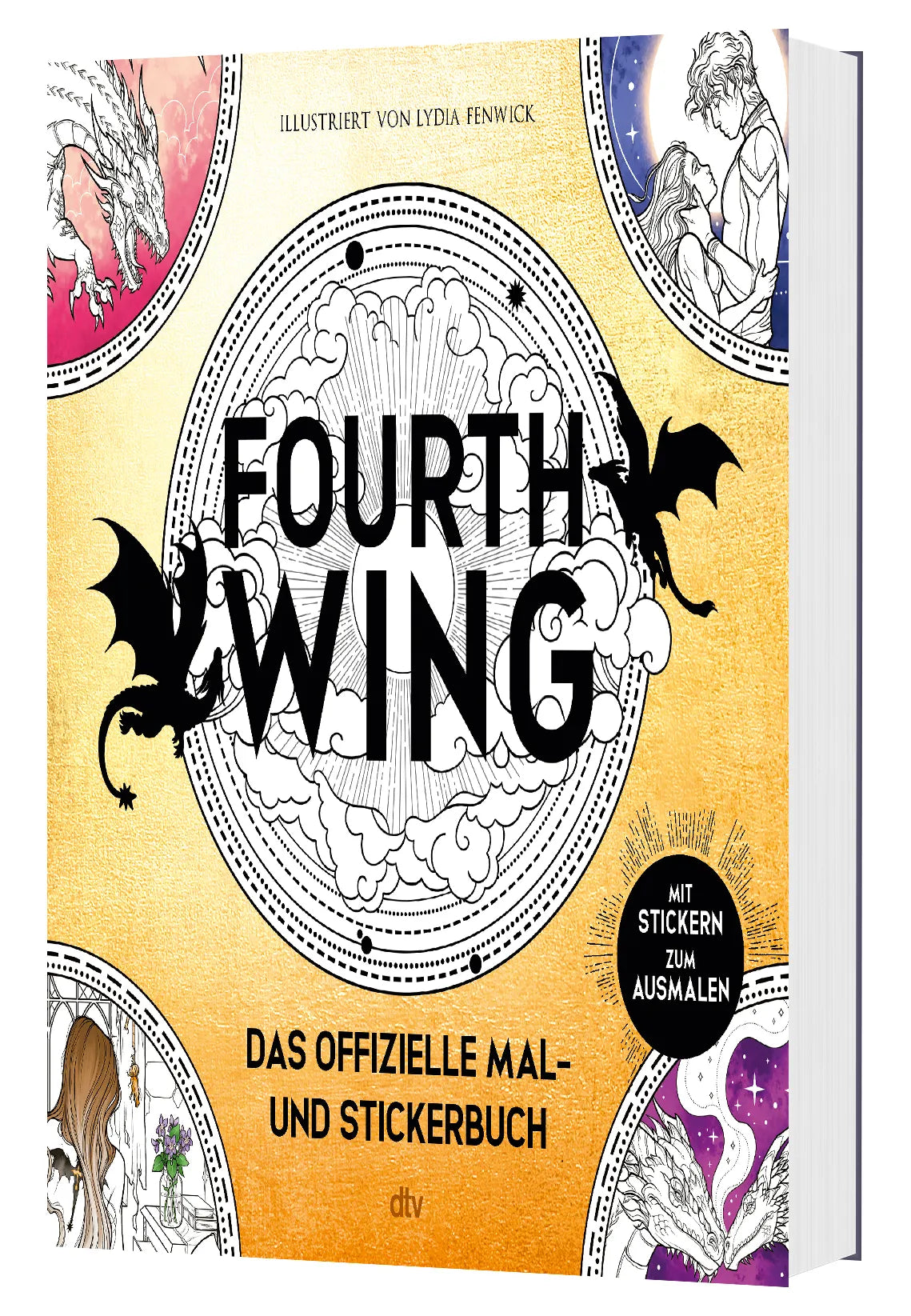 Detailansicht: Fourth Wing: Das offizielle Mal- und Stickerbuch (Paperback)