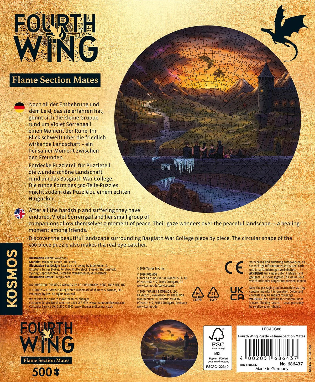 Fourth Wing Puzzle - Flame Section Mates – Ansicht