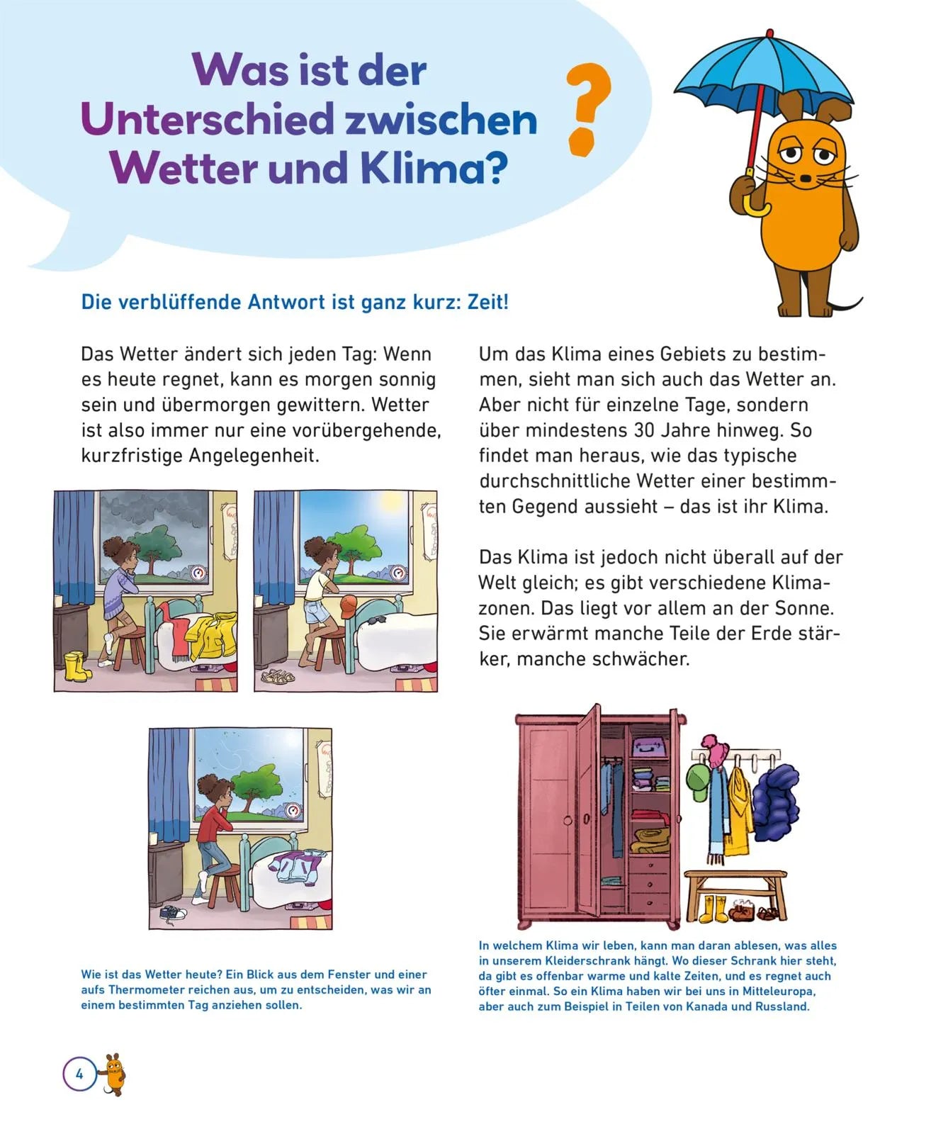Produktansicht: Frag doch mal ... die Maus: Klima und Wetter (Gebundene Ausgabe)