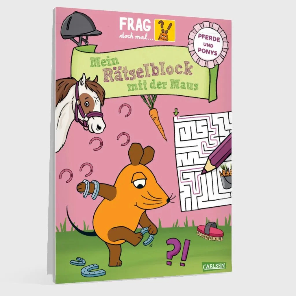 Abbildung von 'Frag doch mal ... die Maus: Mein Rätselblock mit der Maus – Pferde und Ponys'
