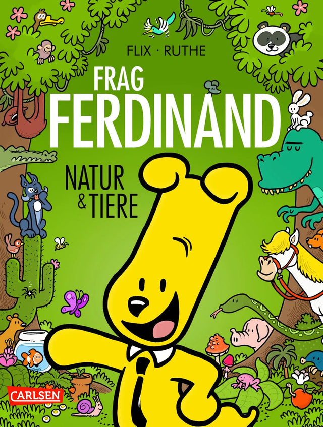 Buchcover von 'Frag Ferdinand: Natur und Tiere' - Gebundene Ausgabe von Ralph Ruthe