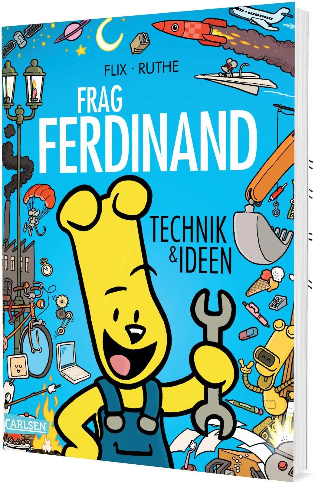 Cover: Frag Ferdinand: Technik und Ideen (Hardcover) von Ralph Ruthe