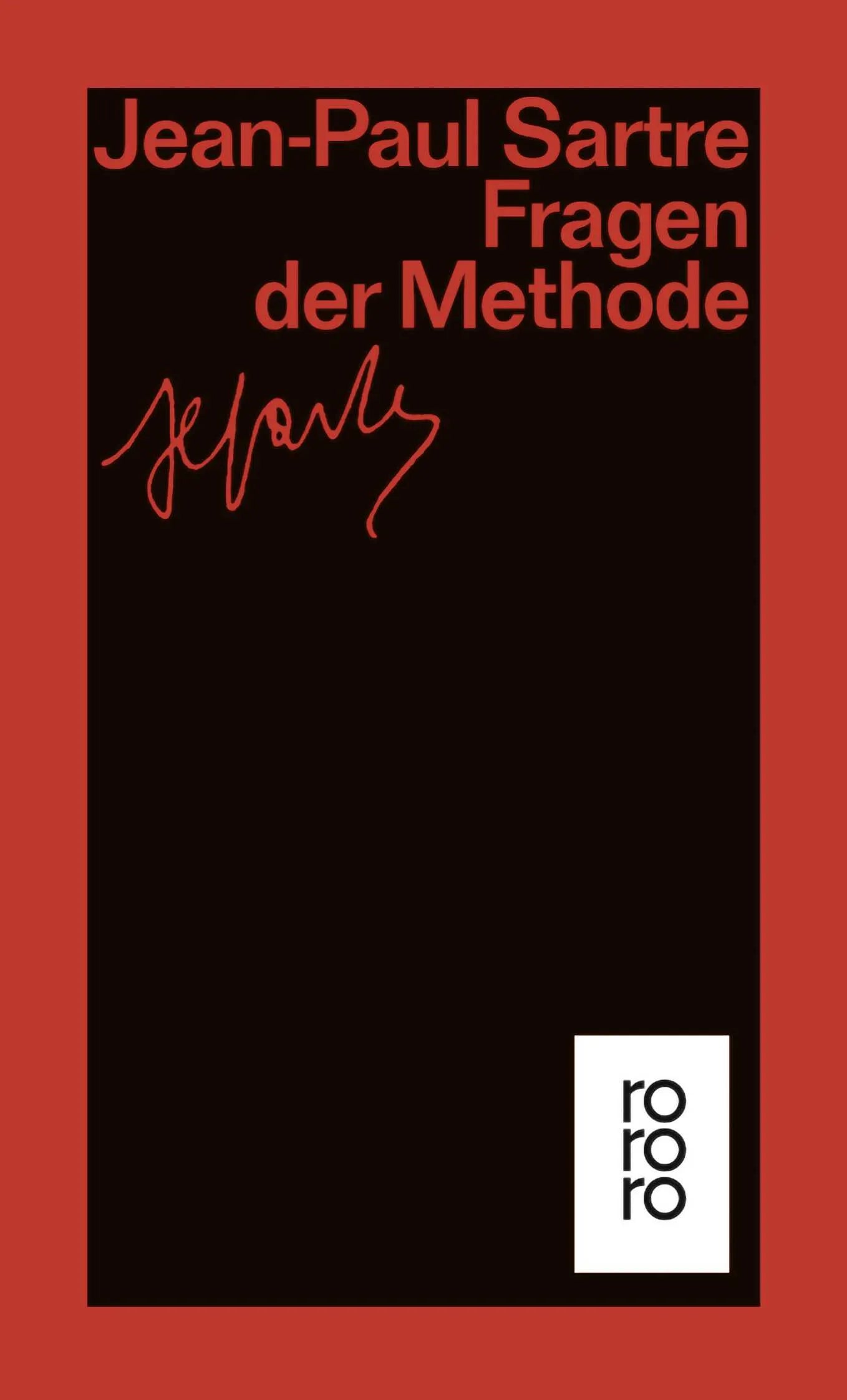 Buchcover von 'Fragen der Methode' - Taschenbuch von Jean-Paul Sartre