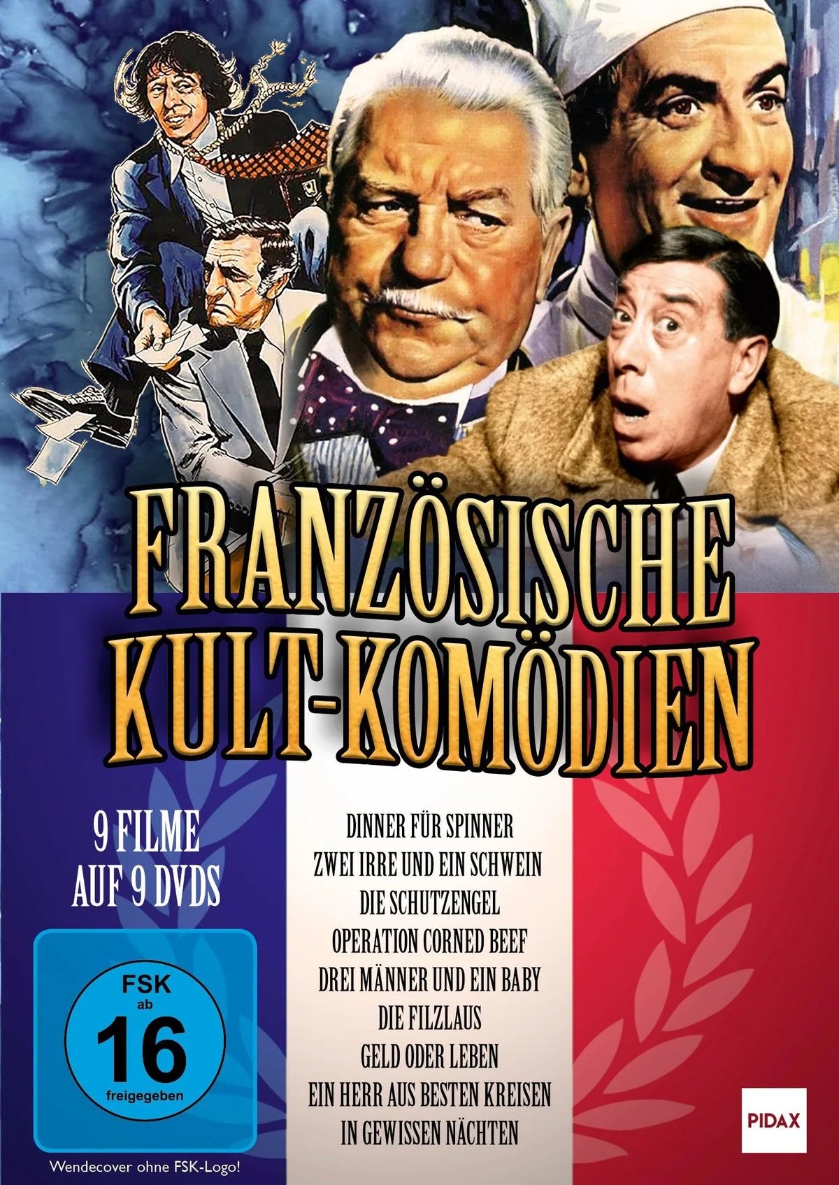 DVD-Cover von Französische Kult-Komödien von Francis Veber
