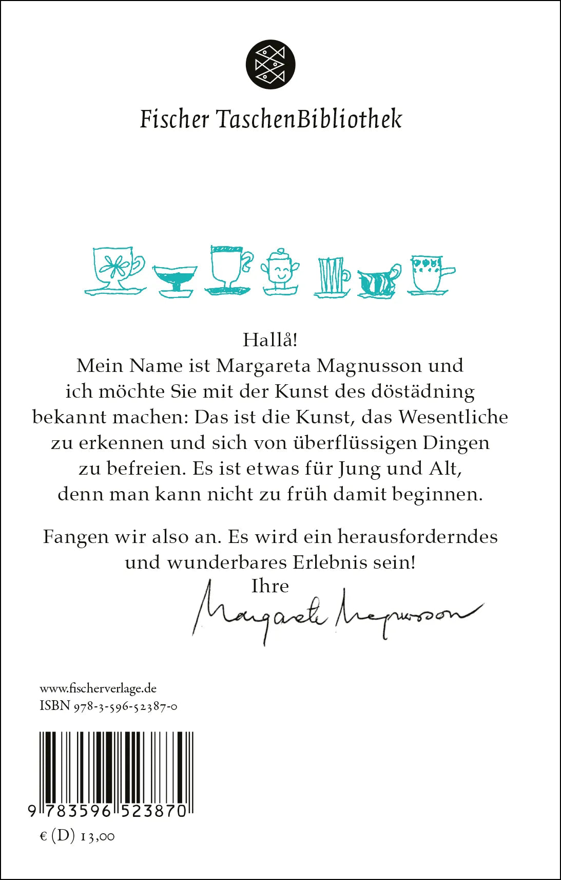 Rückseite: Frau Magnussons Kunst, die letzten Dinge des Lebens zu ordnen (Hardcover)