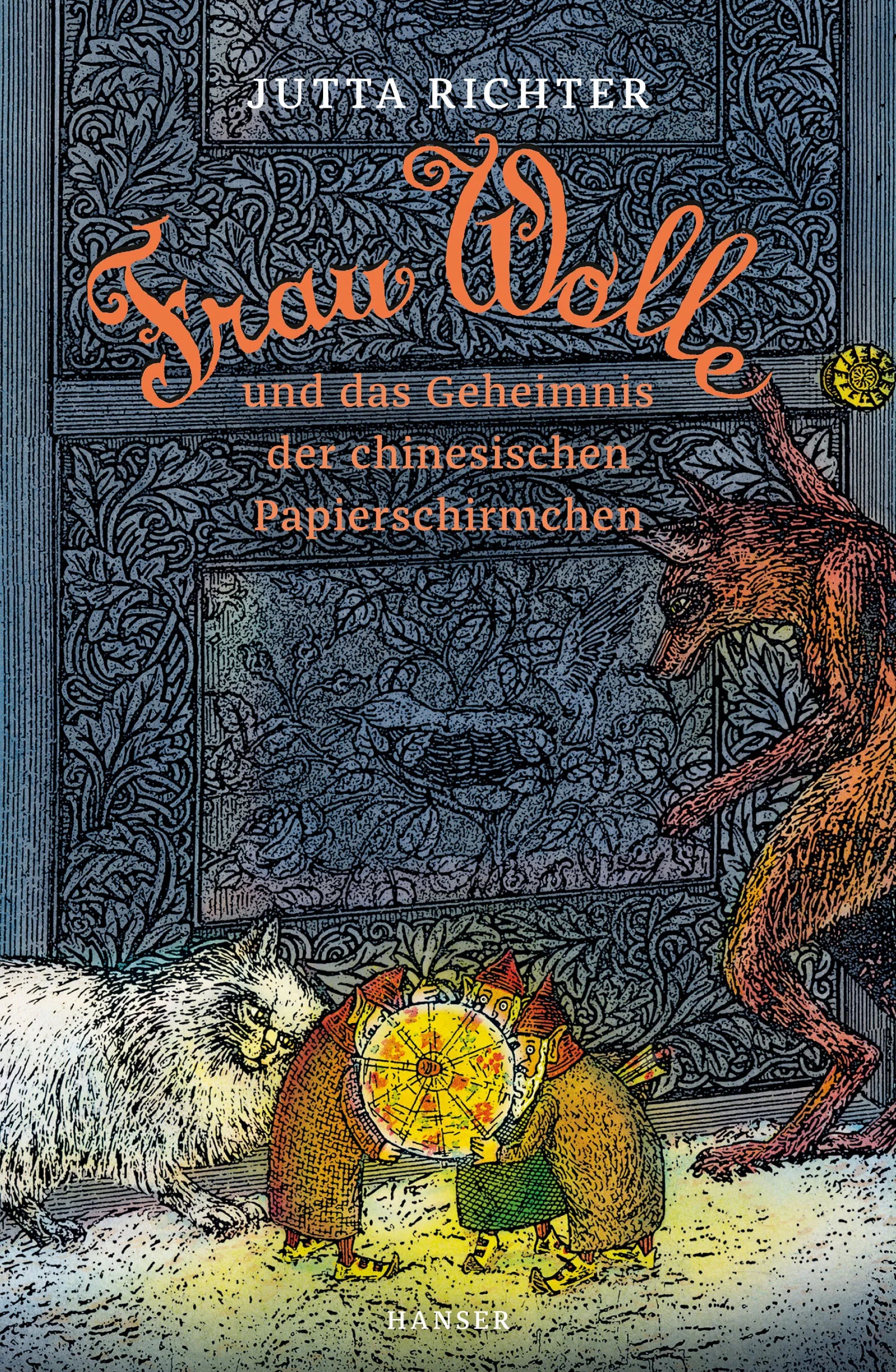 Buchcover von 'Frau Wolle und das Geheimnis der chinesischen Papierschirmchen' - Gebundene Ausgabe von Jutta Richter