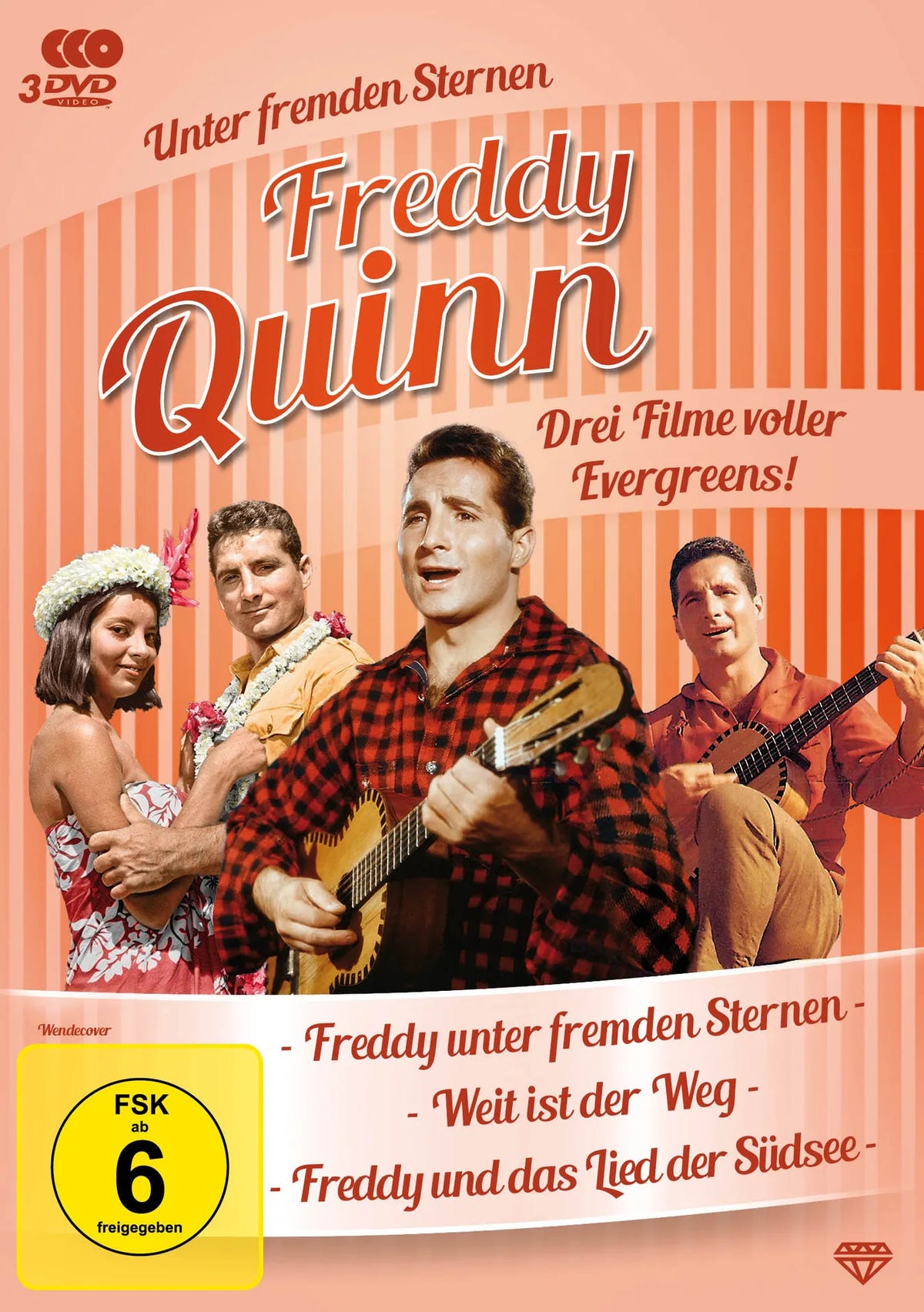 DVD-Cover: Freddy Quinn Box Vol. 2. Regie: Wolfgang Schleif
