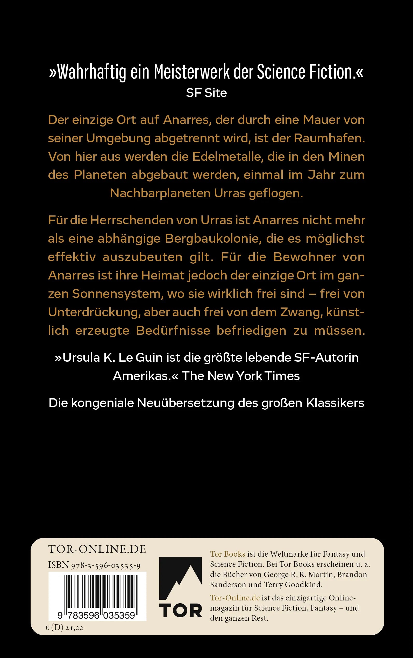 Buchrückseite von 'Freie Geister' mit Klappentext - Paperback