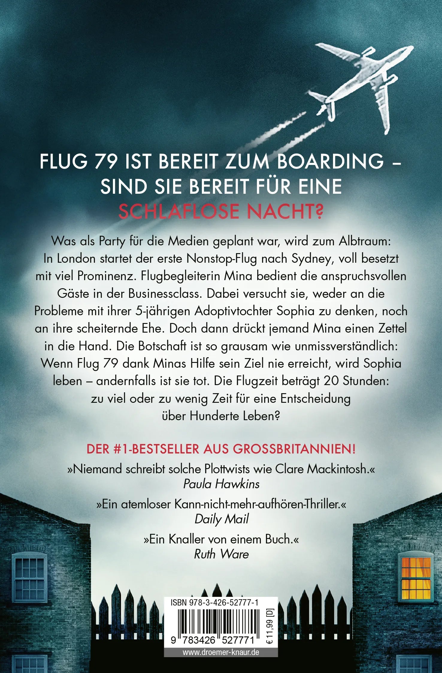 Buchrückseite von 'Freier Fall' mit Klappentext - Taschenbuch